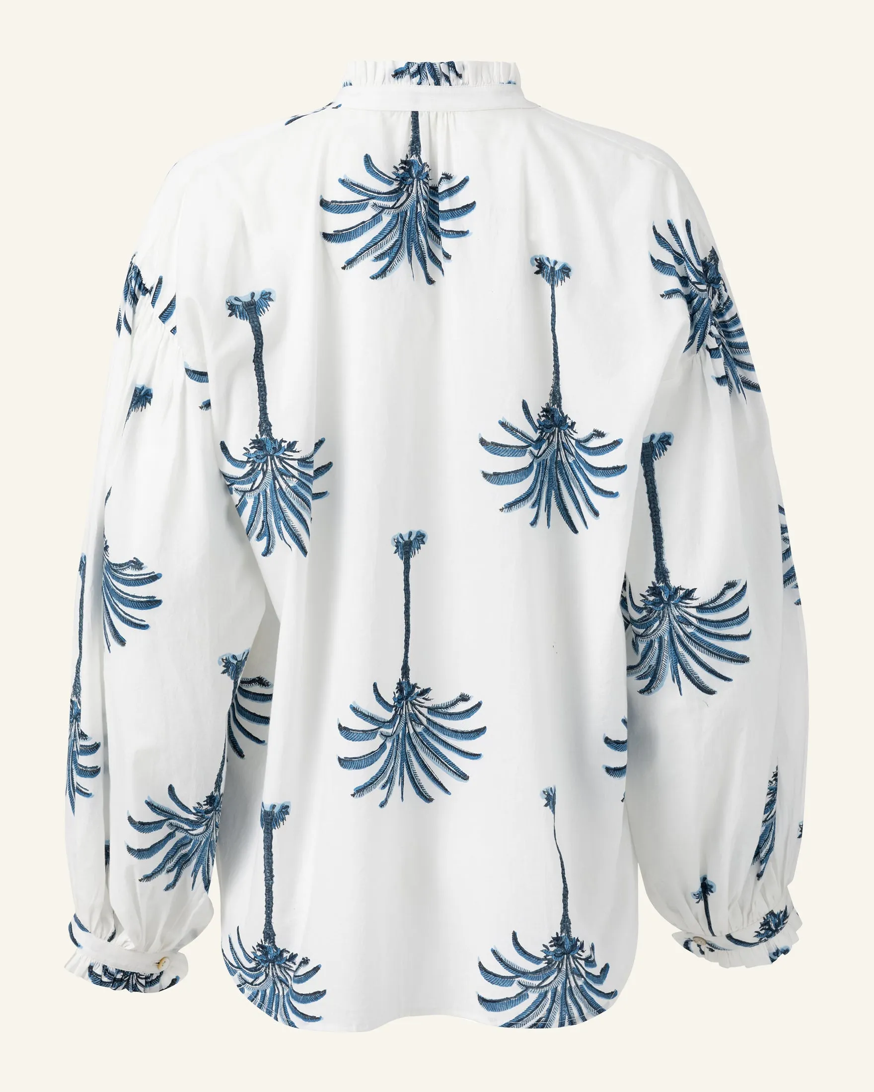Poet Indigo Palm Blouse sold by Alix of Bohemia product image thumbnail 5