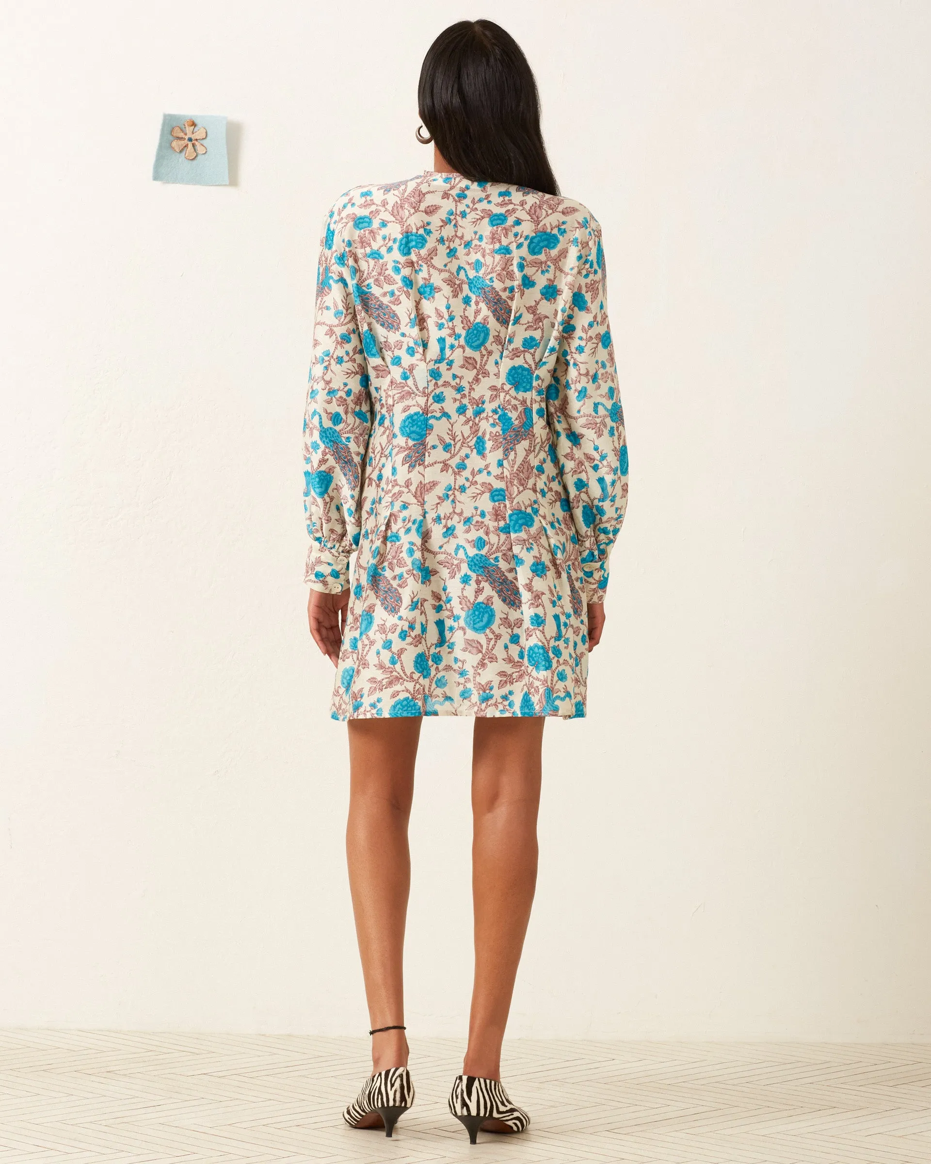 Quincy Peacock Plume Dress sold by Alix of Bohemia product image thumbnail 4