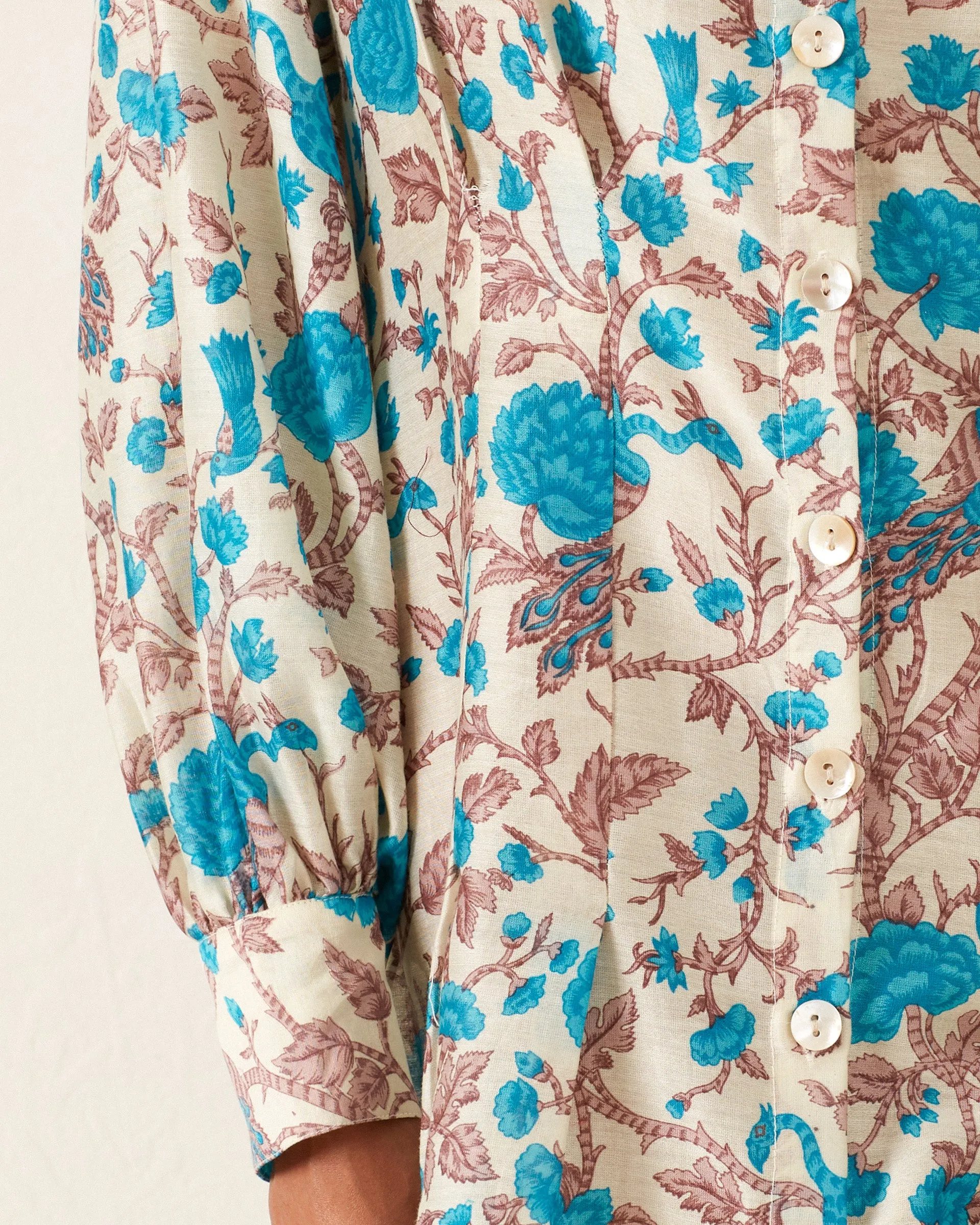 Quincy Peacock Plume Dress sold by Alix of Bohemia product image thumbnail 2