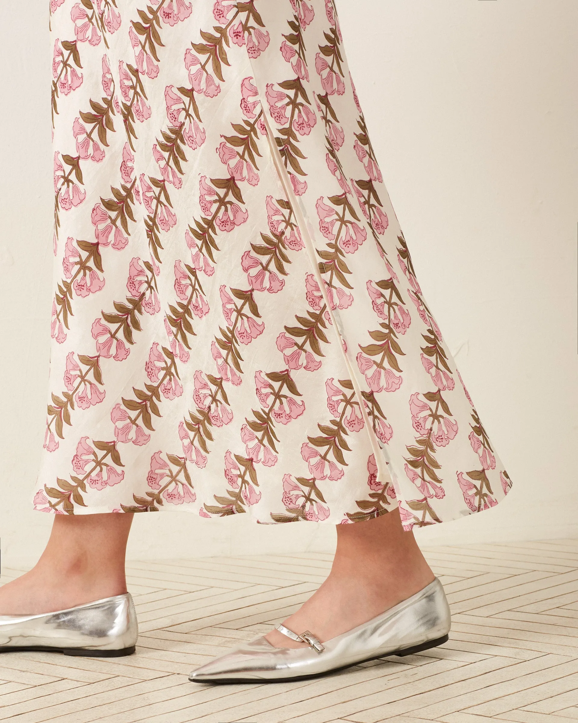 Lyra Trumpet Lily Silk Skirt sold by Alix of Bohemia product image thumbnail 4