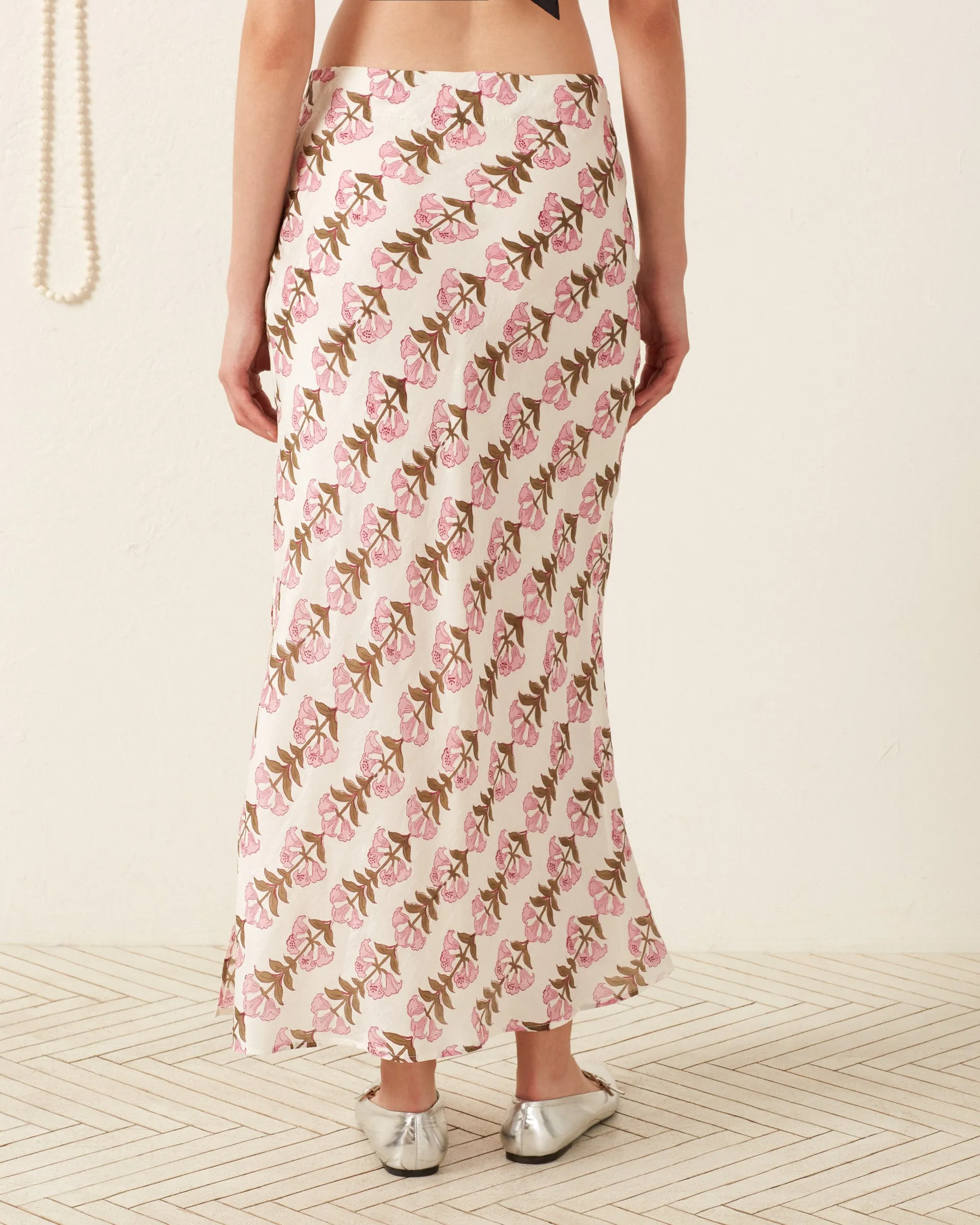 Lyra Trumpet Lily Silk Skirt sold by Alix of Bohemia product image thumbnail 5