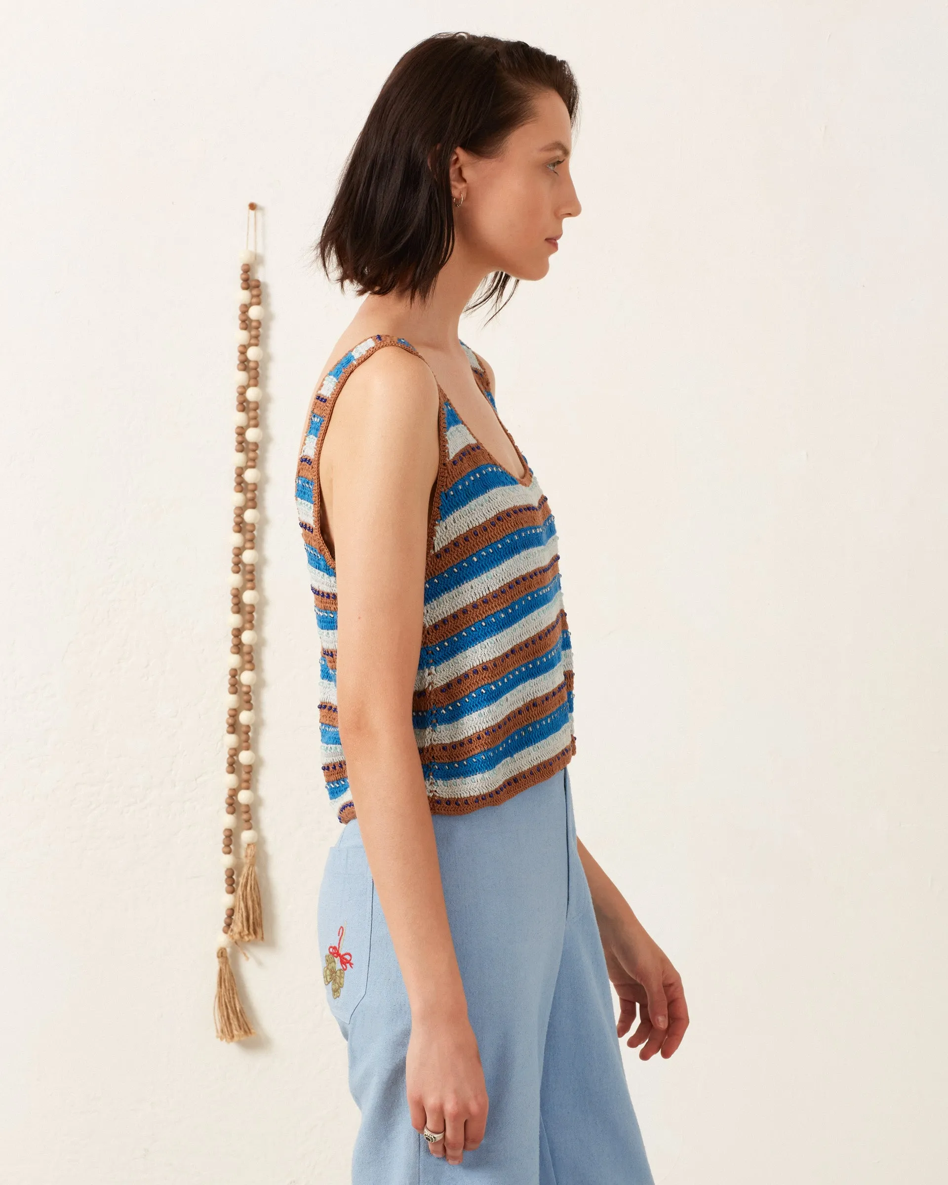 Tina Lowtide Crochet Top sold by Alix of Bohemia product image thumbnail 3