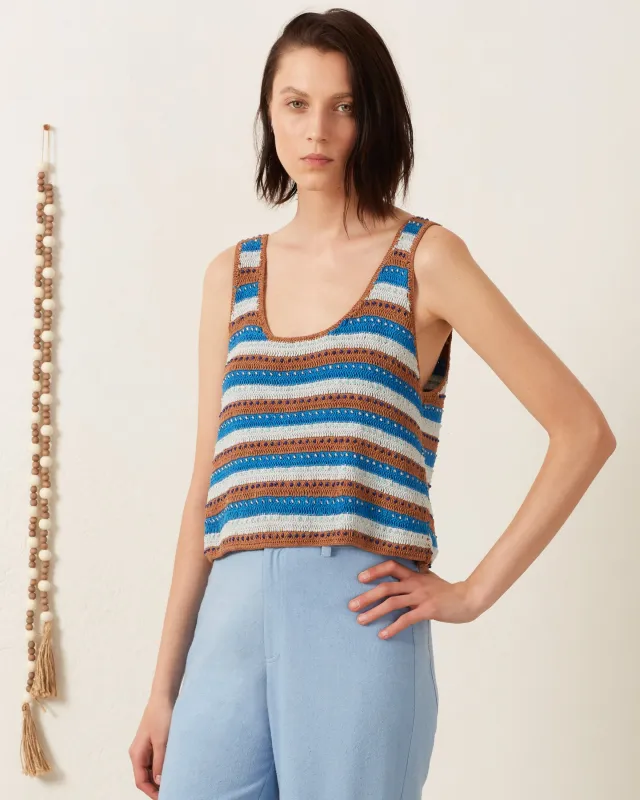 Tina Lowtide Crochet Top made by Alix of Bohemia