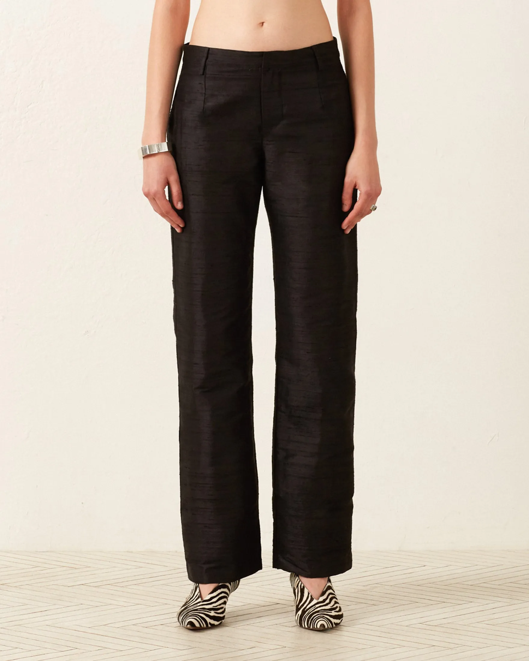 Elinor Blackjack Silk Pant sold by Alix of Bohemia