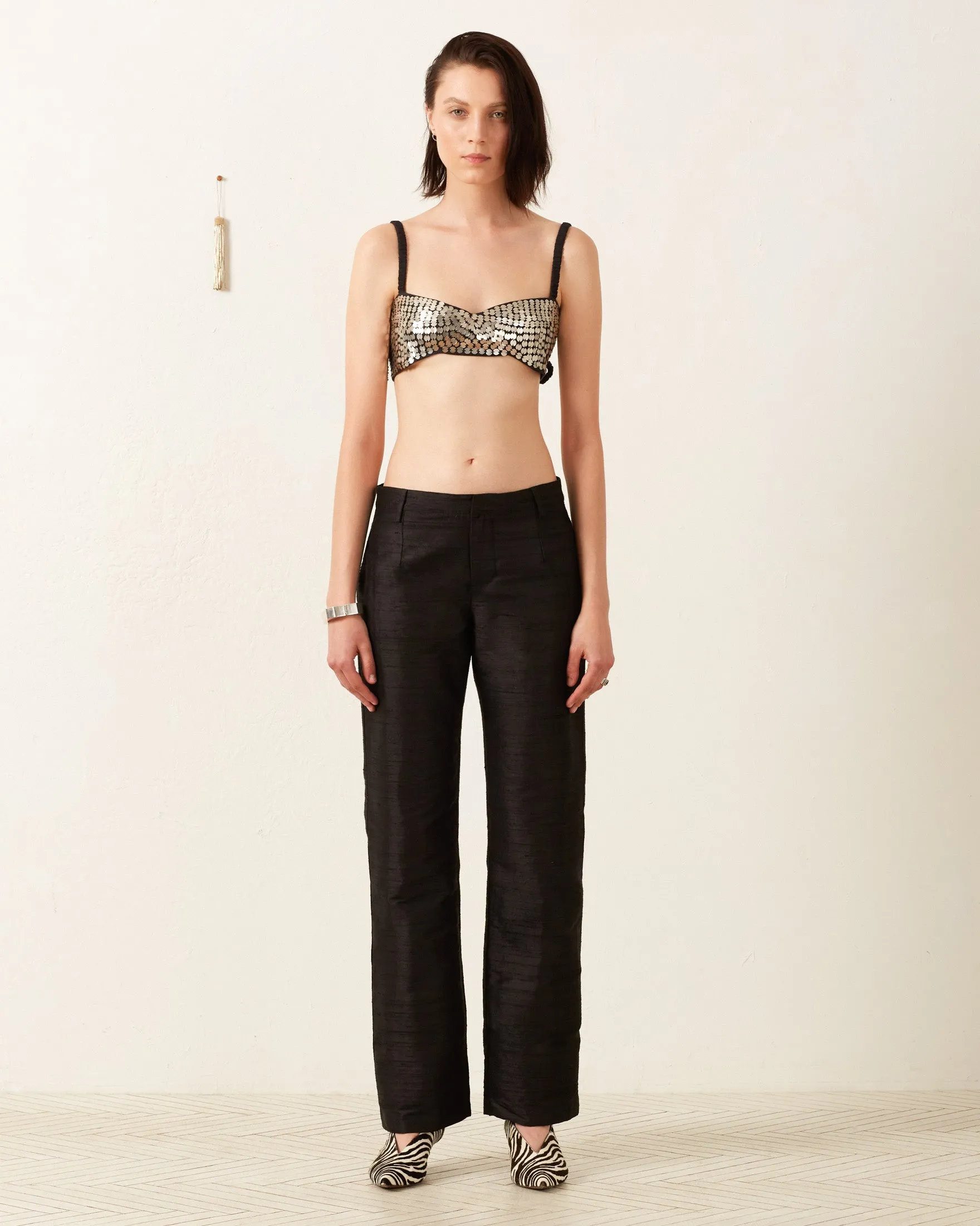 Elinor Blackjack Silk Pant sold by Alix of Bohemia product image thumbnail 2