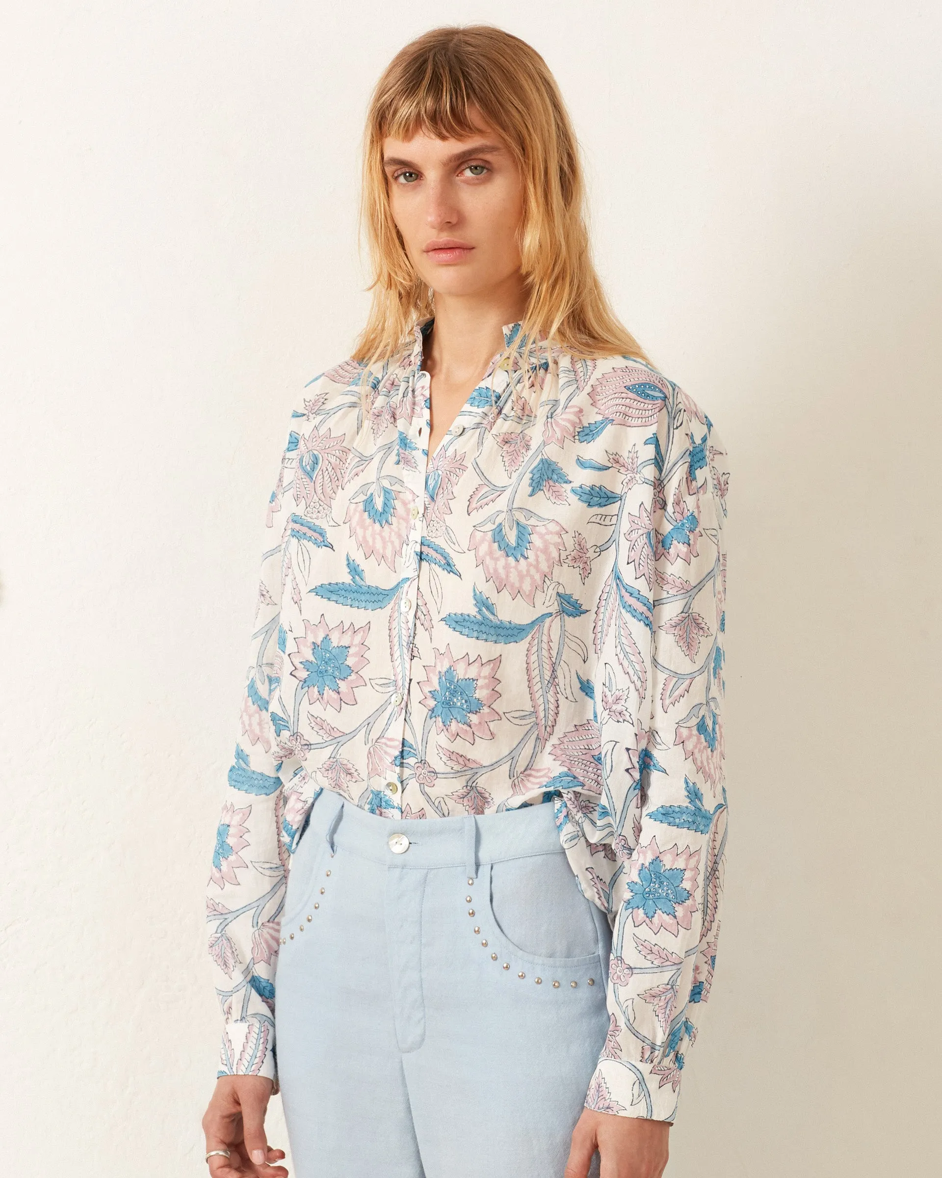 Kiki Blue Valentine Shirt sold by Alix of Bohemia product image thumbnail 3