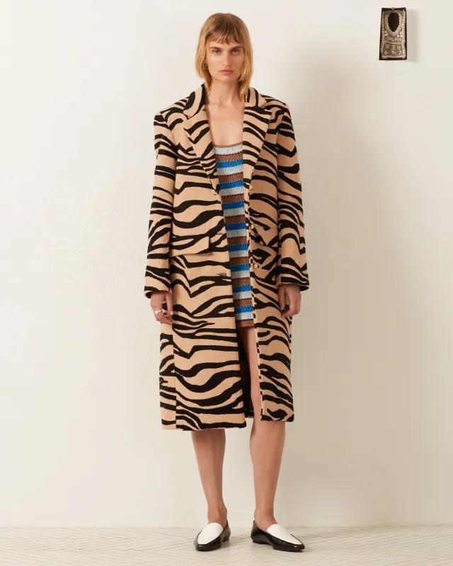 Captain Zebra Mirage Coat sold by Alix of Bohemia