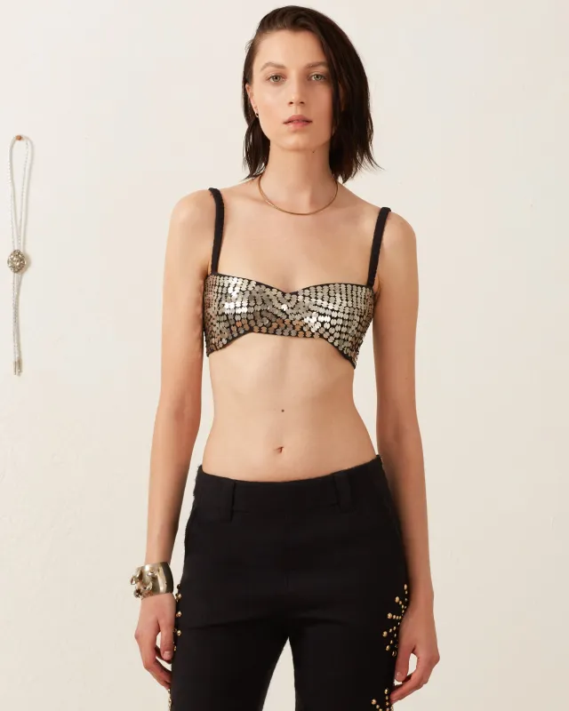 Avalon Blackjack Coin Top made by Alix of Bohemia