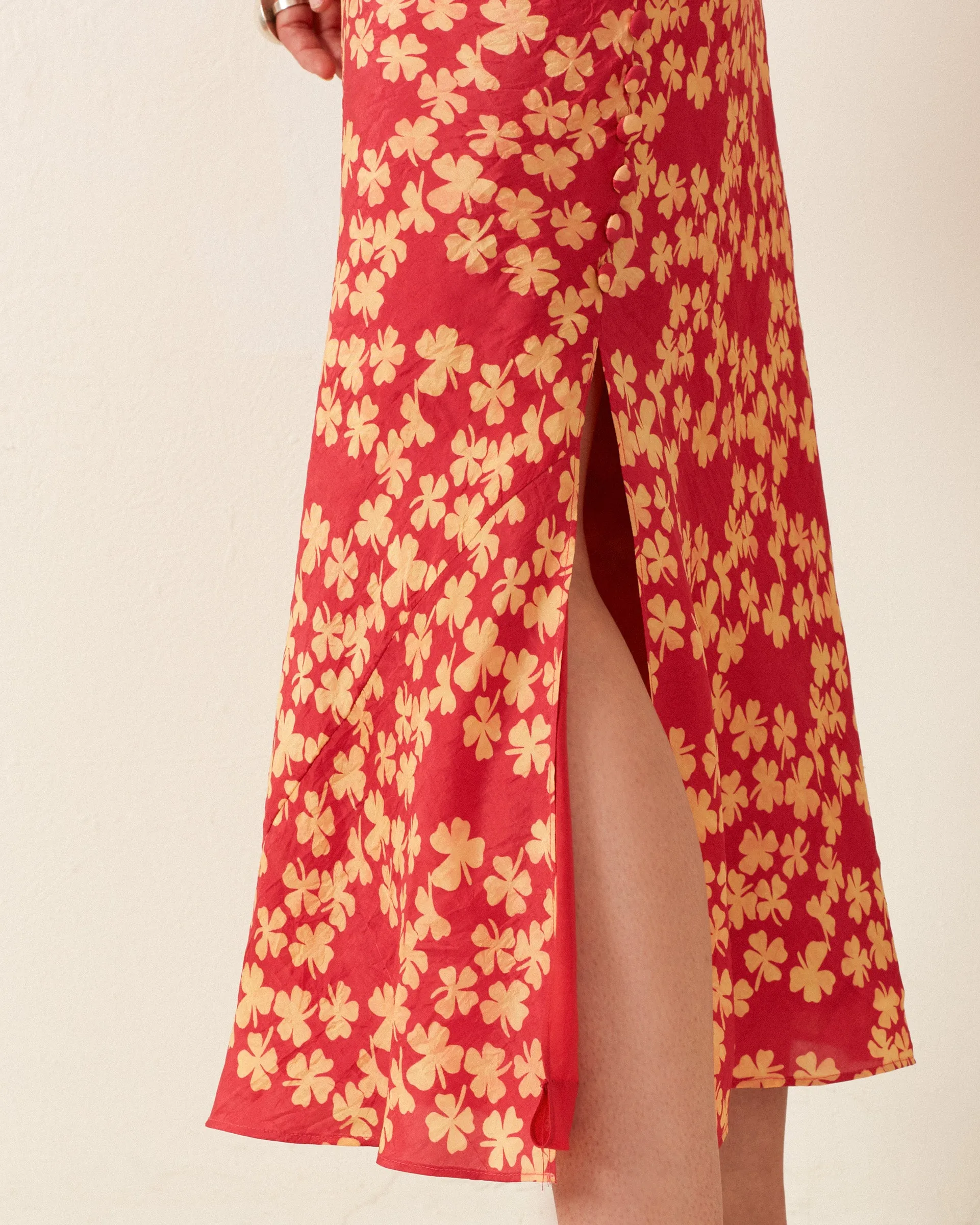 Adele Crimson Clover Dress sold by Alix of Bohemia product image thumbnail 3