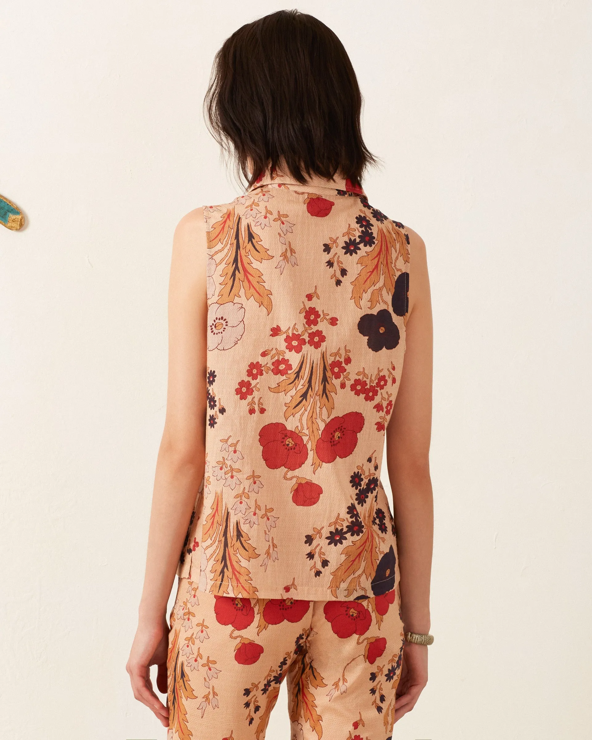 Joni Vintage Poppy Shirt sold by Alix of Bohemia product image thumbnail 4