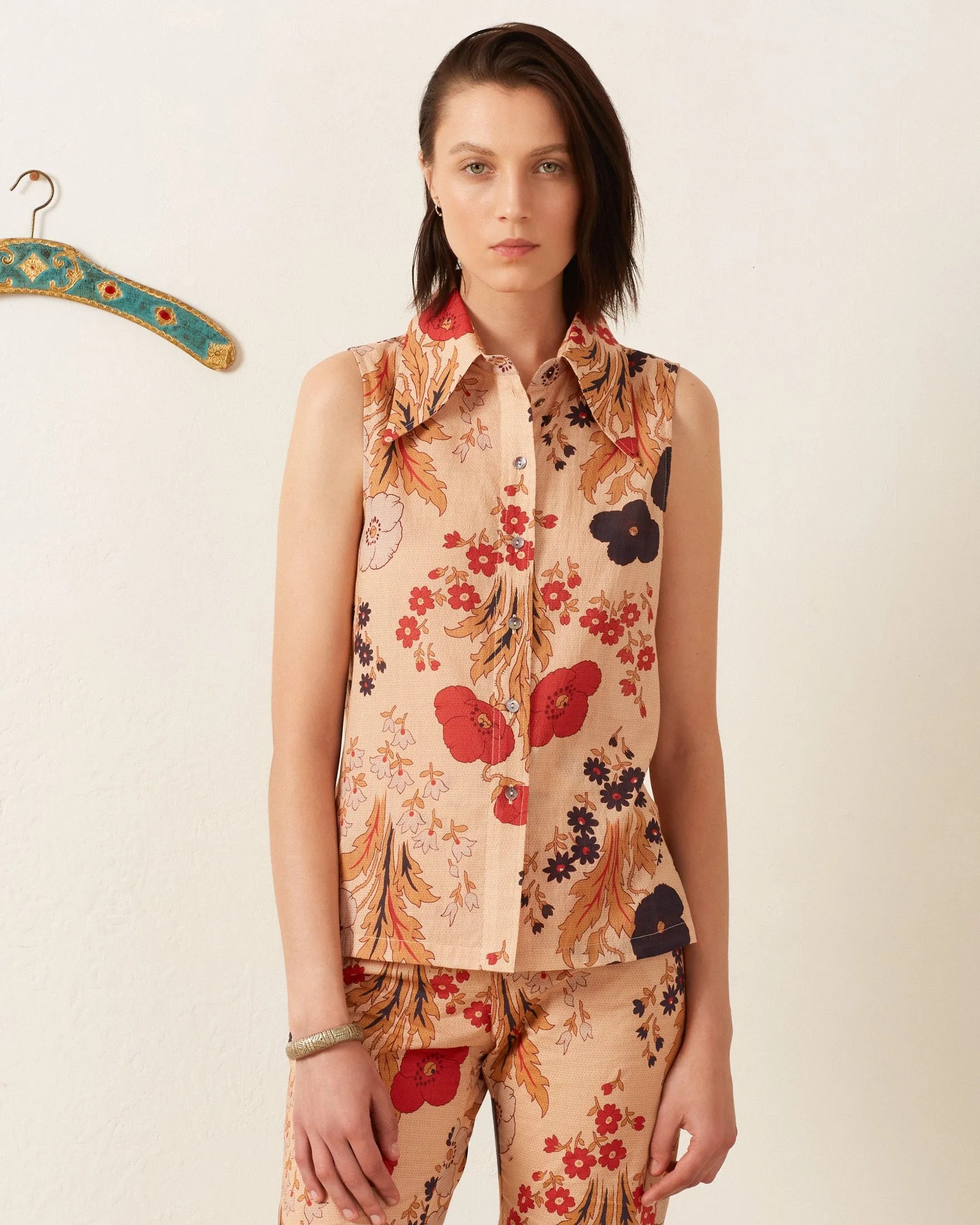 Joni Vintage Poppy Shirt sold by Alix of Bohemia