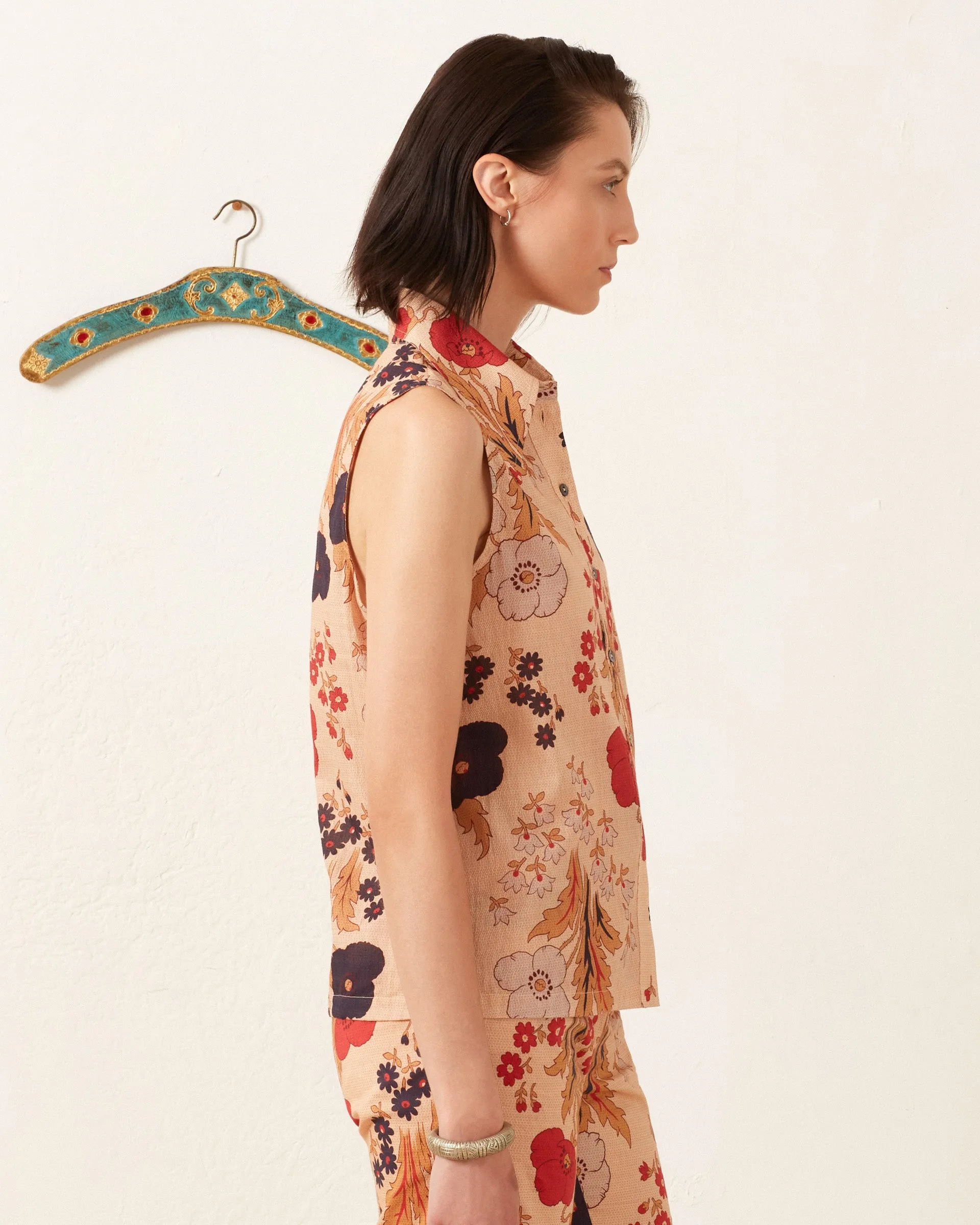 Joni Vintage Poppy Shirt sold by Alix of Bohemia product image thumbnail 3