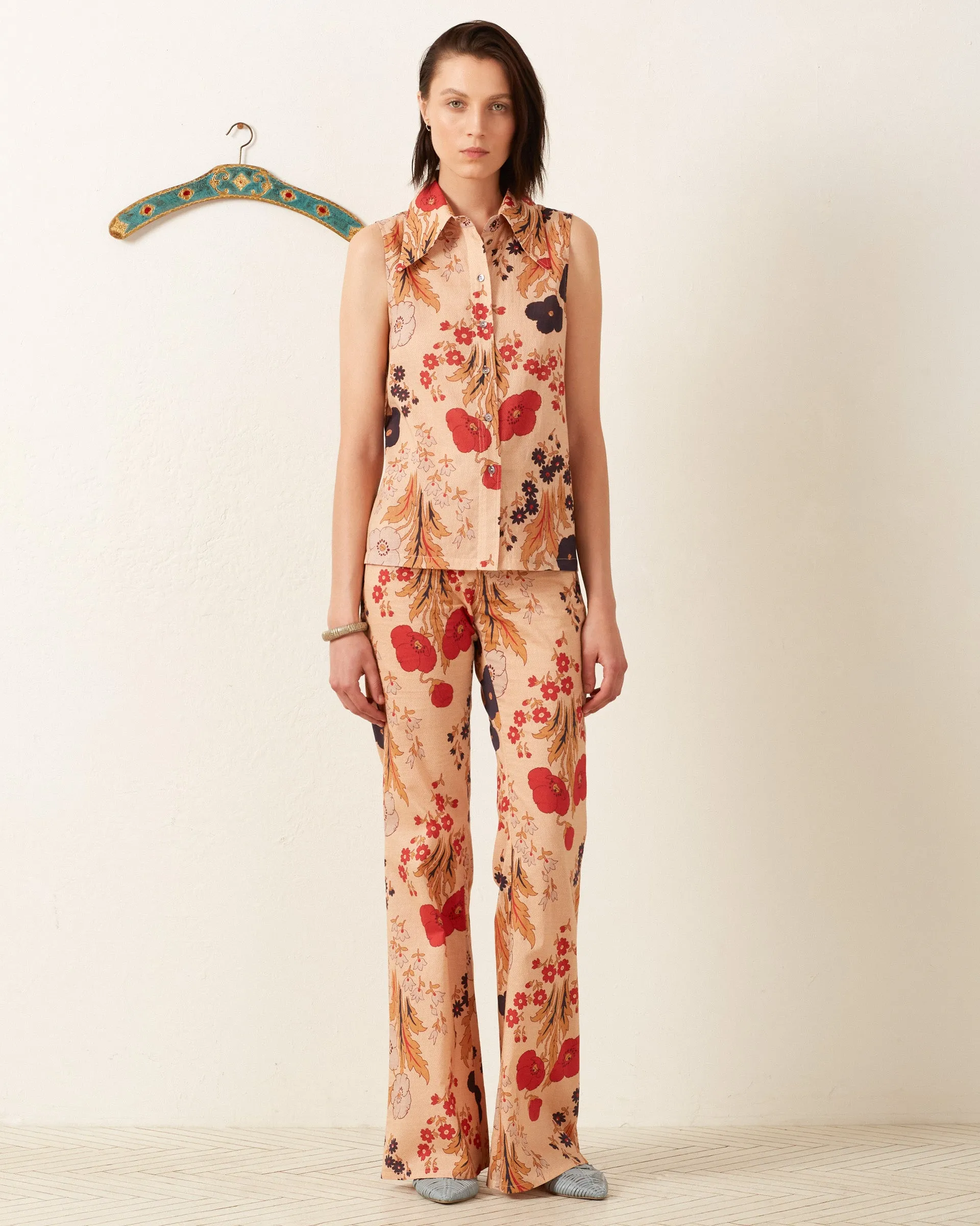 Joni Vintage Poppy Shirt sold by Alix of Bohemia product image thumbnail 5