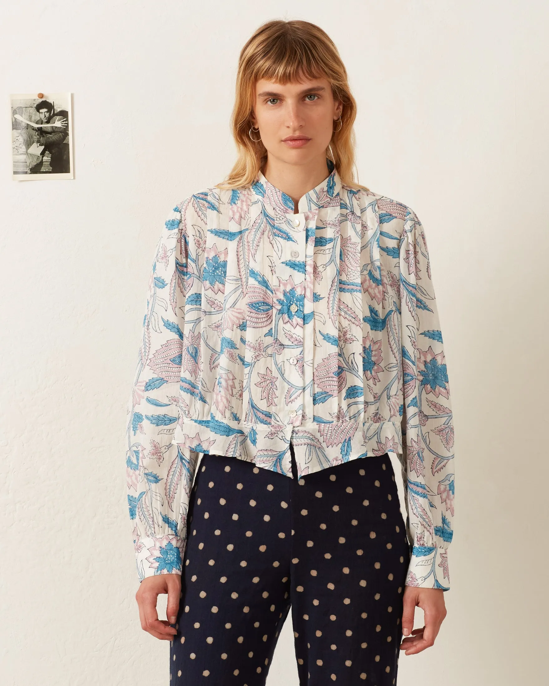 Ryland Blue Valentine Shirt sold by Alix of Bohemia