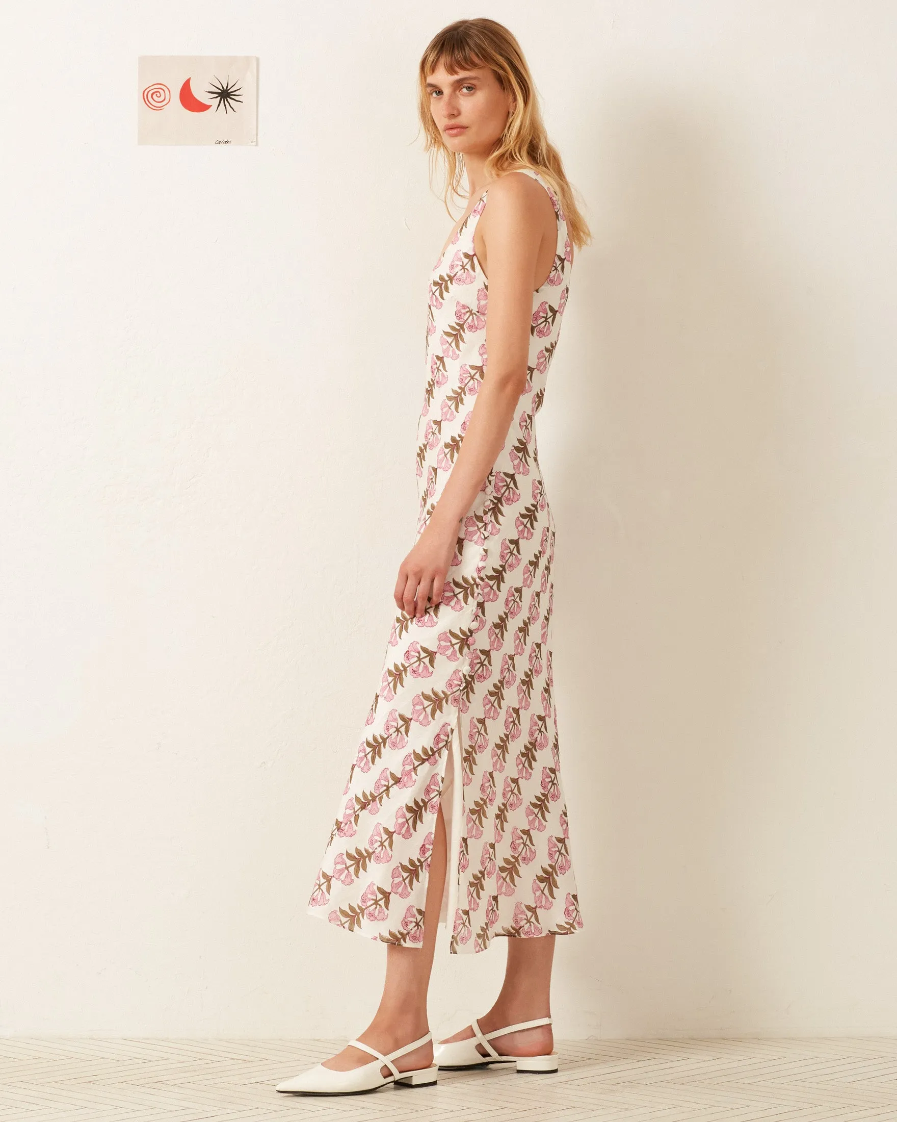 Adele Trumpet Lily Silk Dress sold by Alix of Bohemia product image thumbnail 2