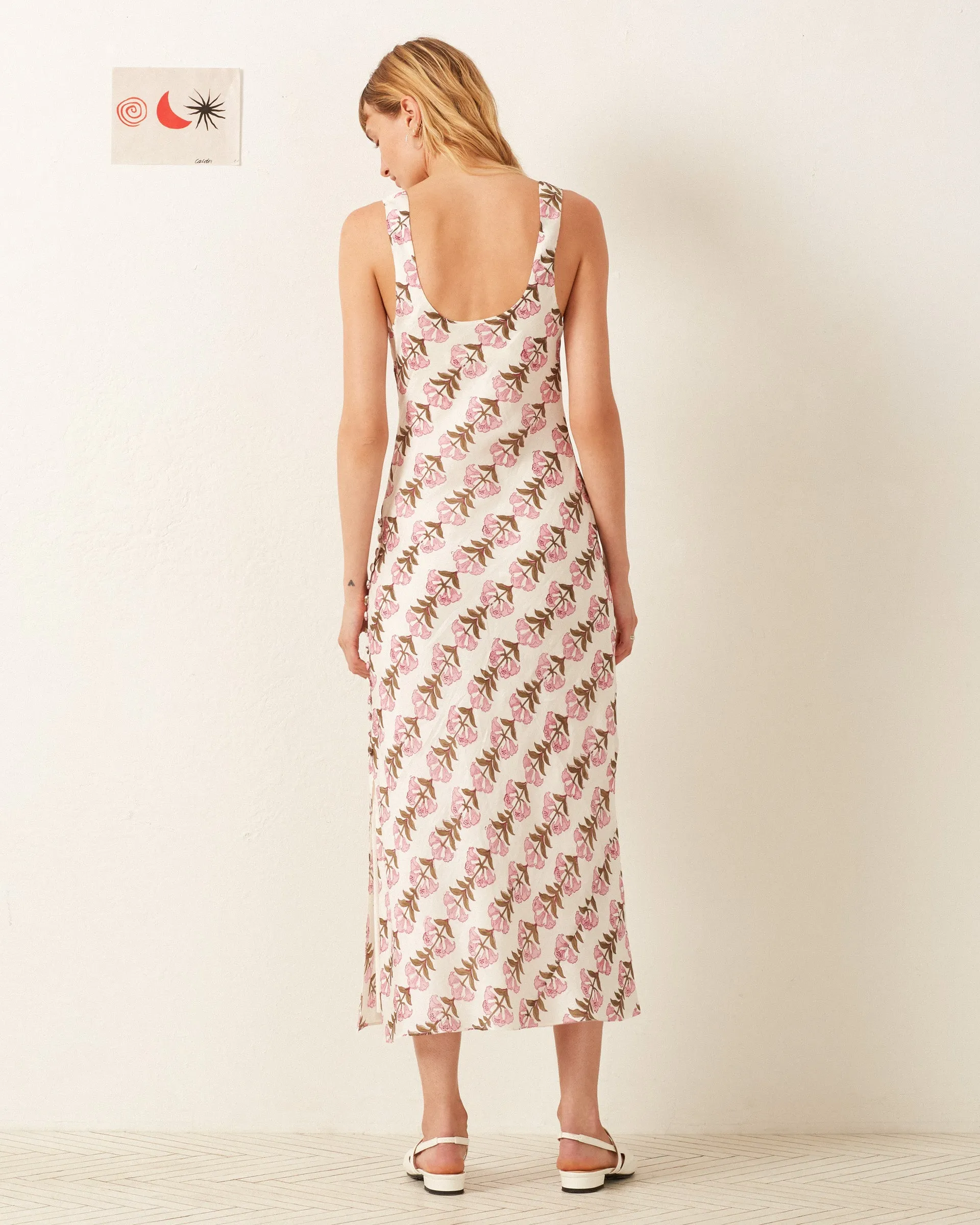 Adele Trumpet Lily Silk Dress sold by Alix of Bohemia product image thumbnail 4