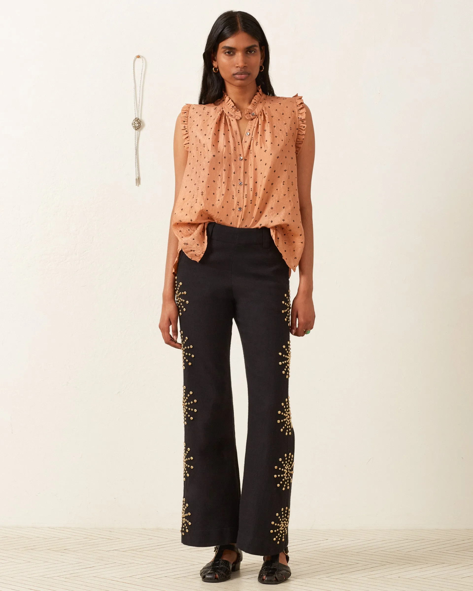 Wylder Ace Silk Shirt sold by Alix of Bohemia product image thumbnail 4