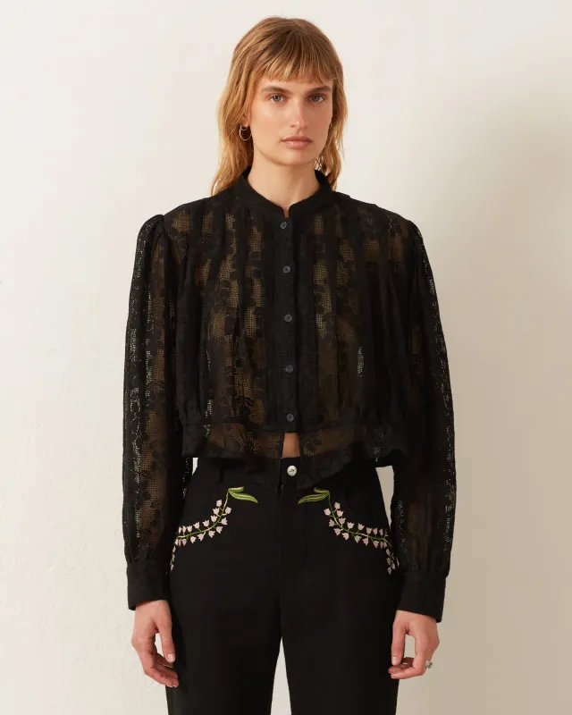 Ryland Blackjack Daisy Shirt made by Alix of Bohemia