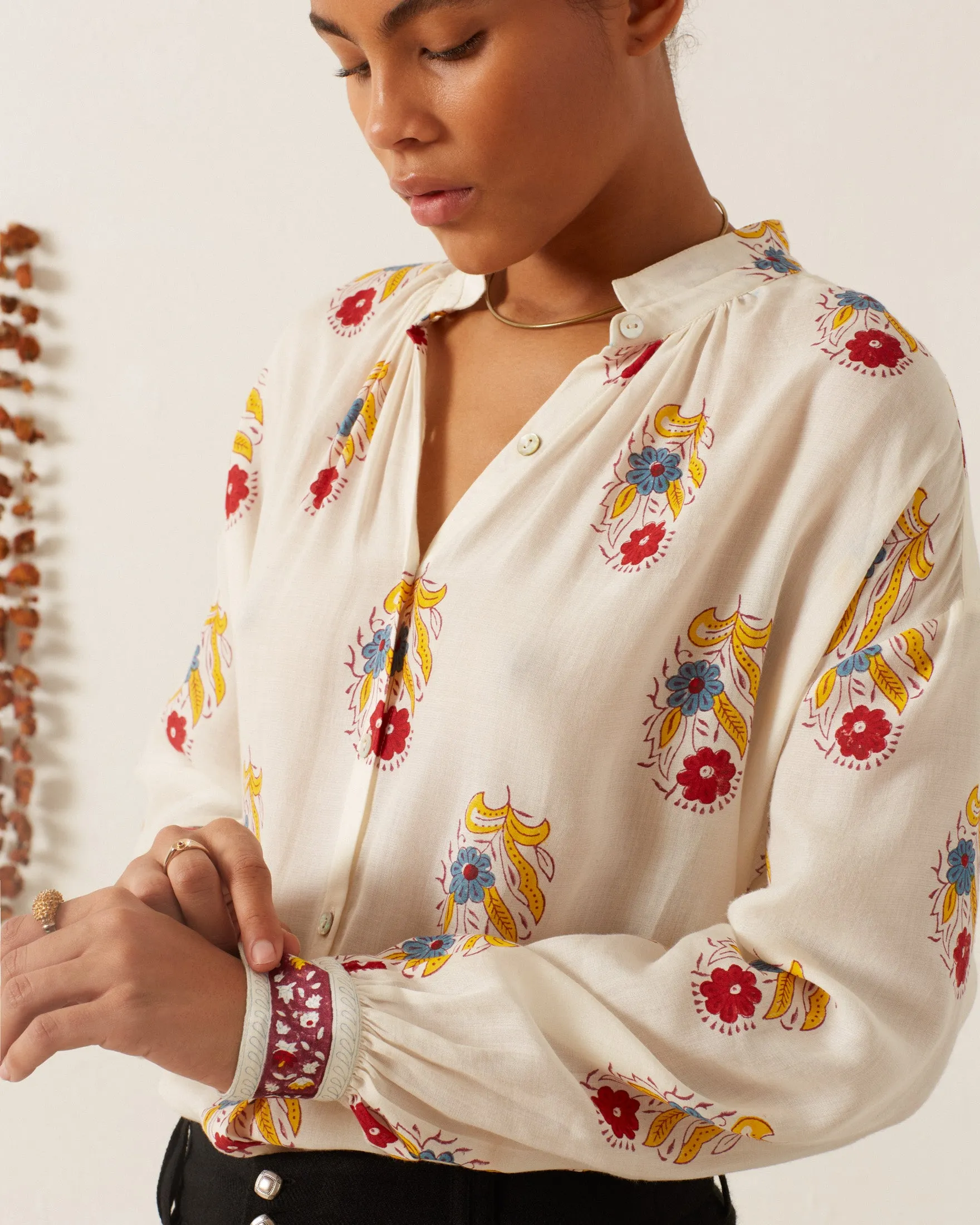 Kiki Fireflower Shirt sold by Alix of Bohemia product image thumbnail 2