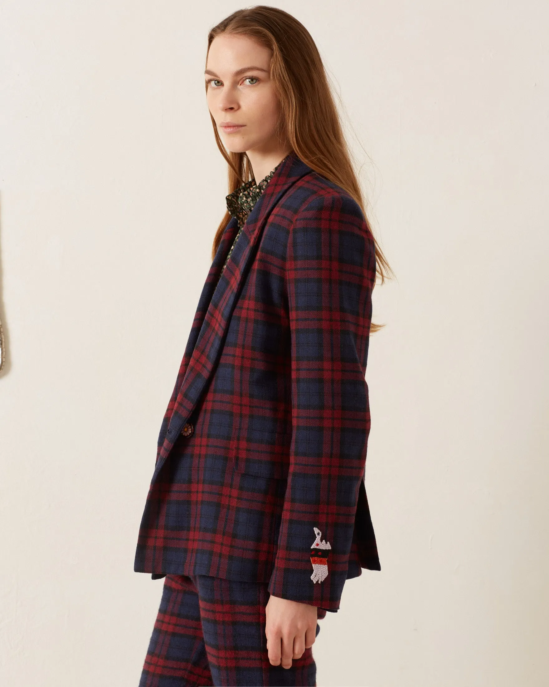 Dree Berry Plaid Blazer sold by Alix of Bohemia product image thumbnail 3