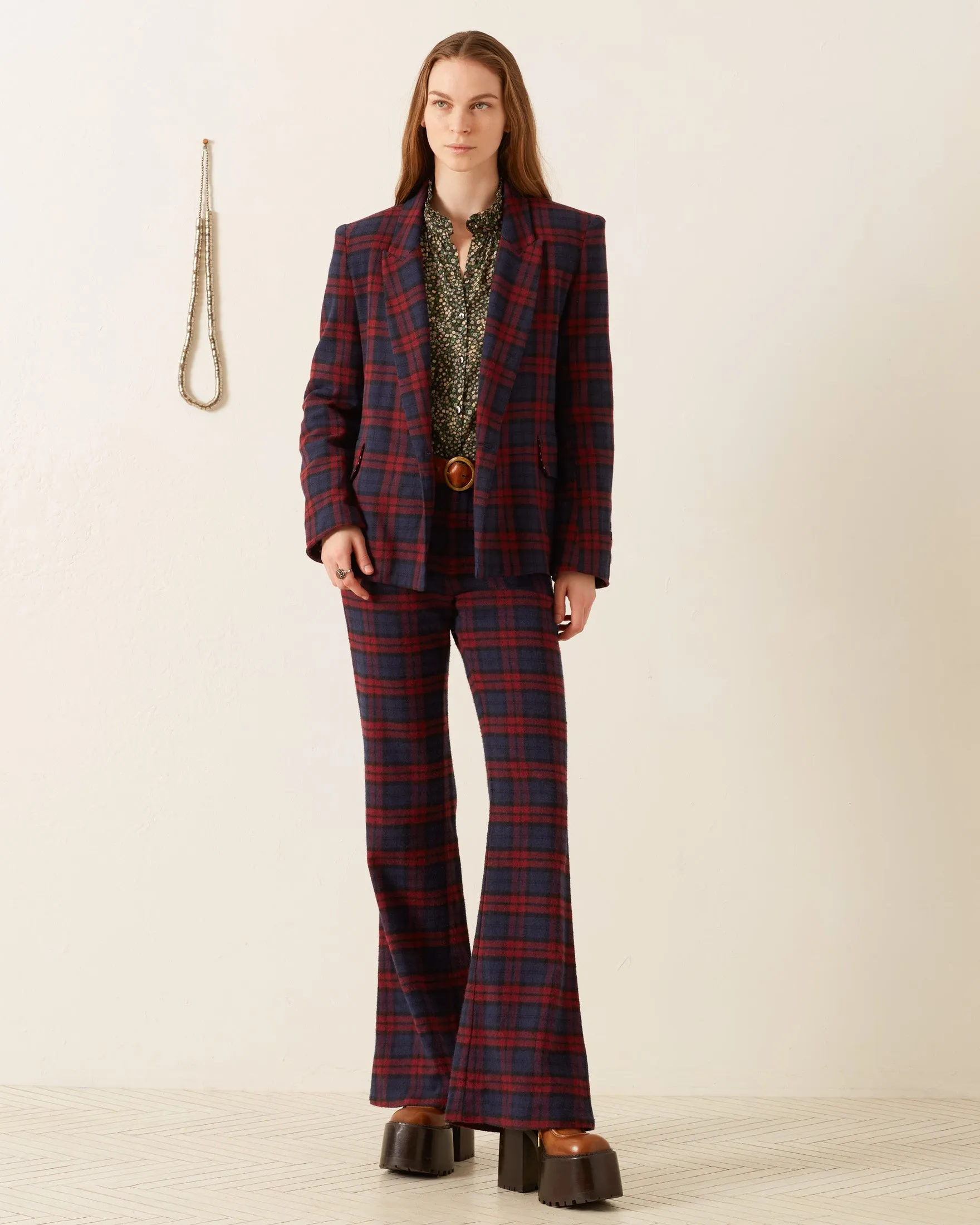 Dree Berry Plaid Blazer sold by Alix of Bohemia product image thumbnail 5