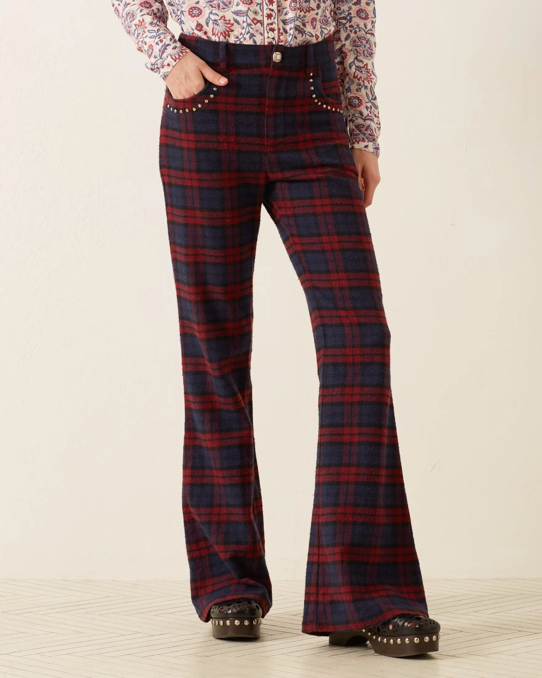 Bunny Berry Plaid Pant sold by Alix of Bohemia