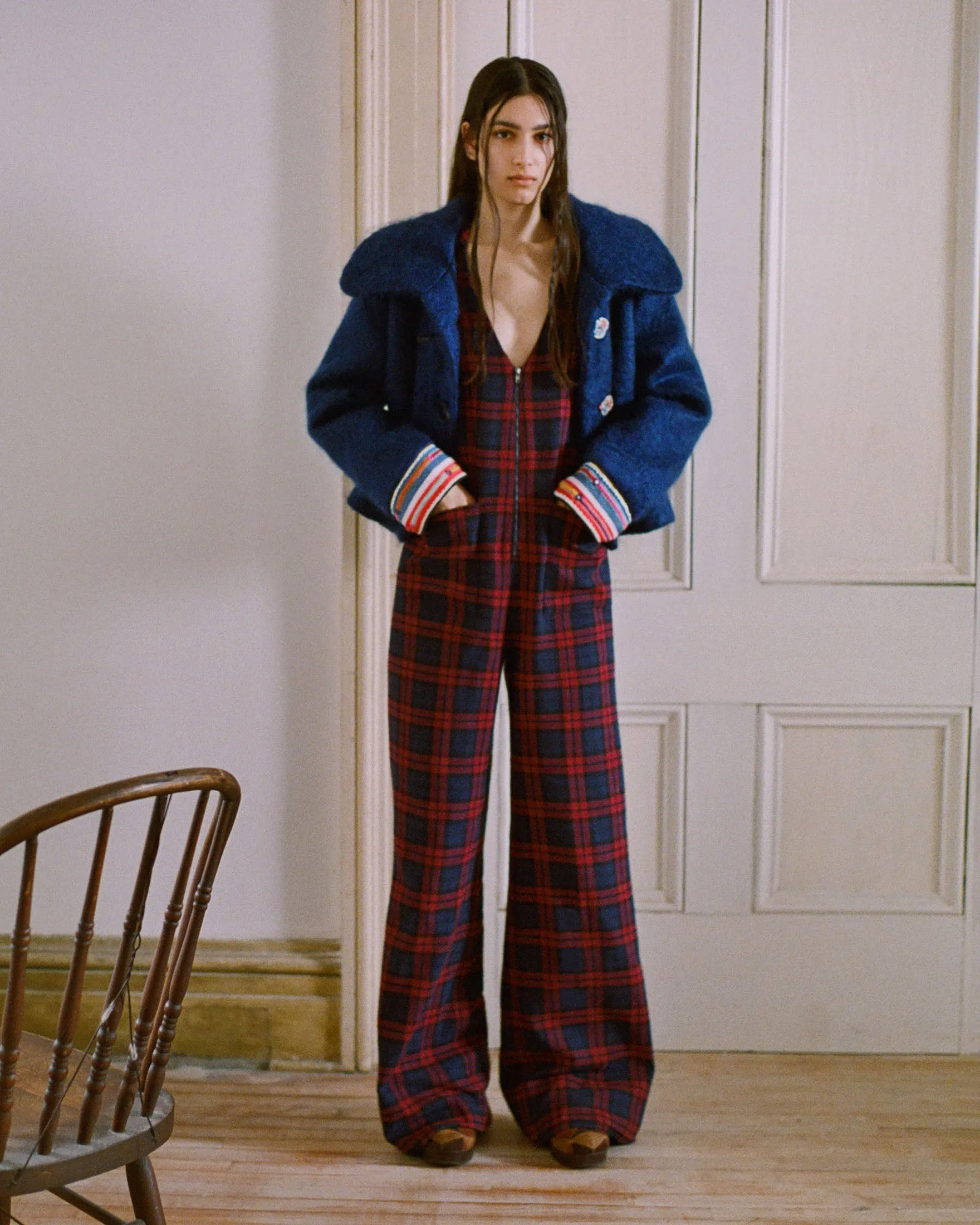 Louisa Berry Plaid Jumpsuit sold by Alix of Bohemia product image thumbnail 2