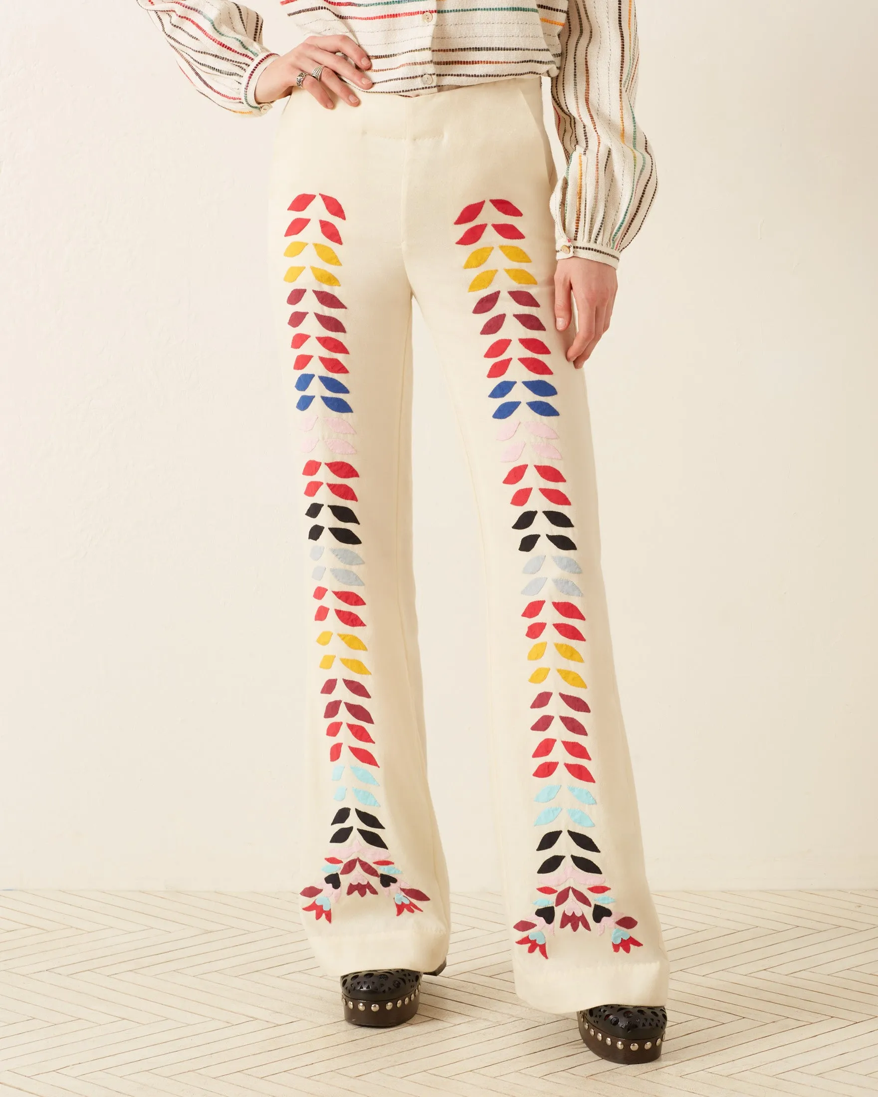 Charlie Ivory Prism Pant sold by Alix of Bohemia