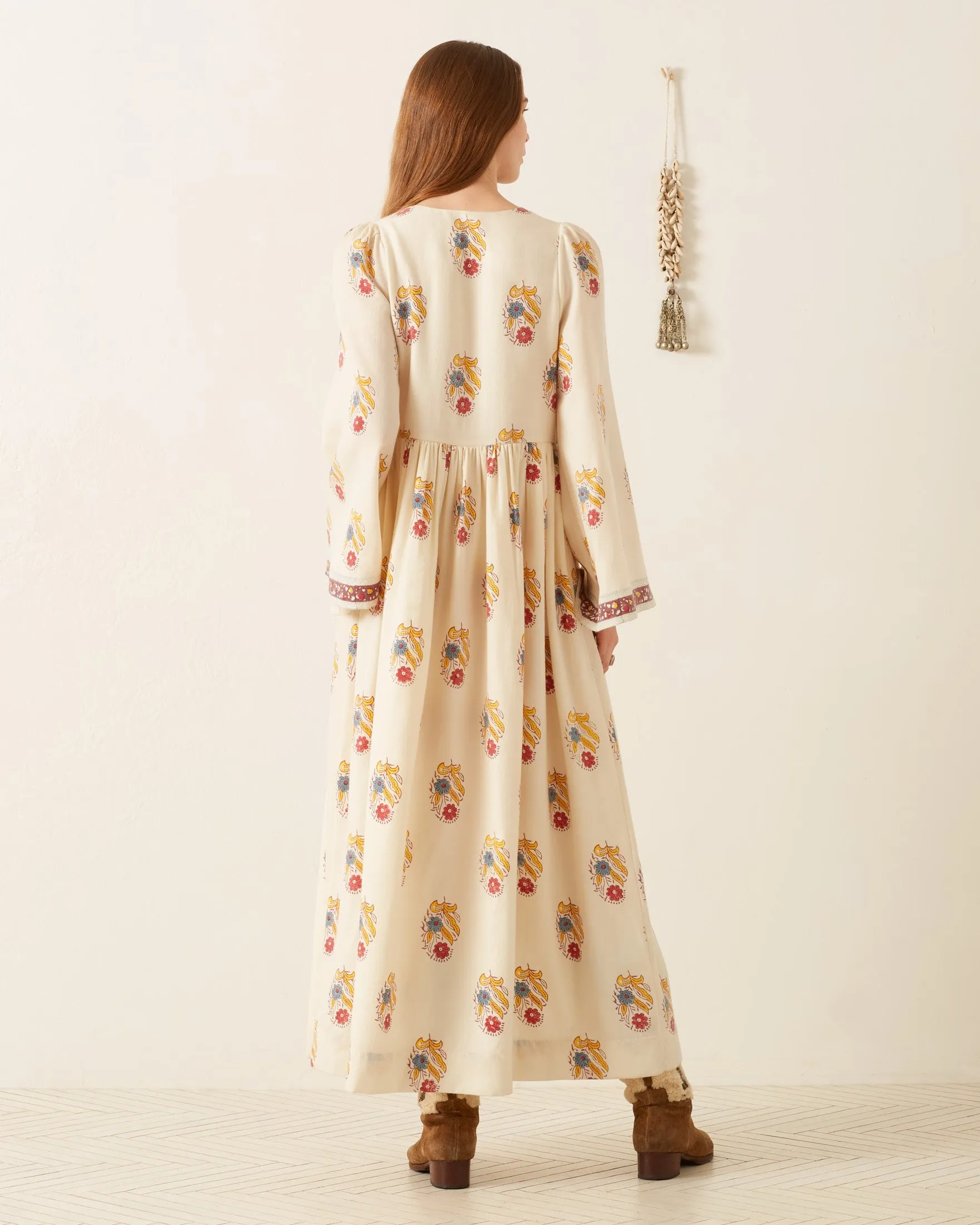 Savannah Fireflower Wool Dress sold by Alix of Bohemia product image thumbnail 5