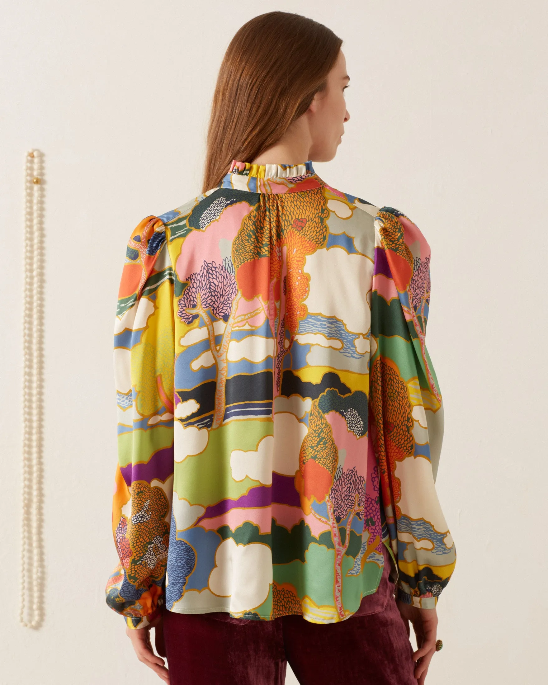 Annabel Aurora Silk Shirt sold by Alix of Bohemia product image thumbnail 5