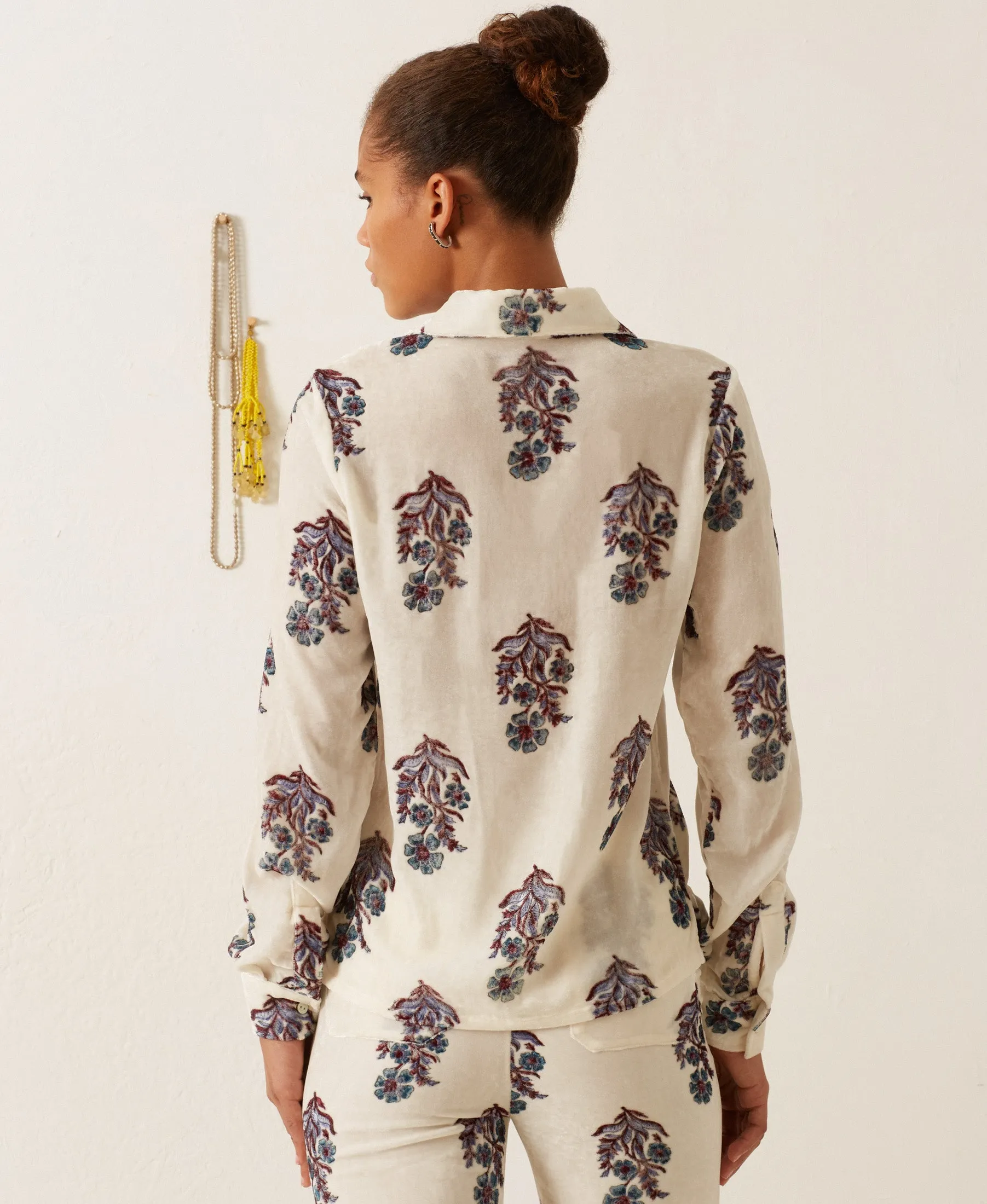 Dolly Azure Mirabilis Shirt sold by Alix of Bohemia product image thumbnail 5