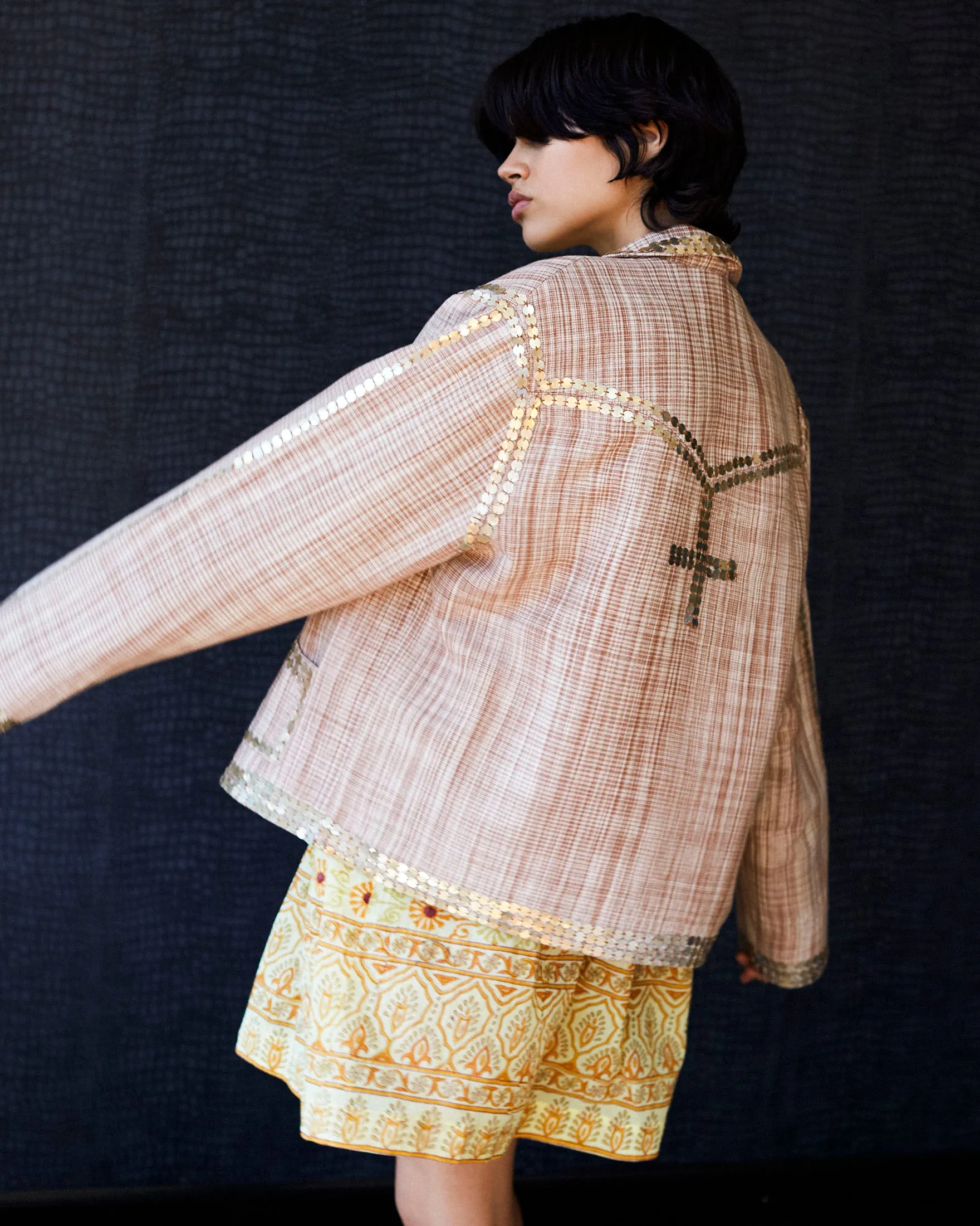 Western Sand Coin Jacket sold by Alix of Bohemia product image thumbnail 3