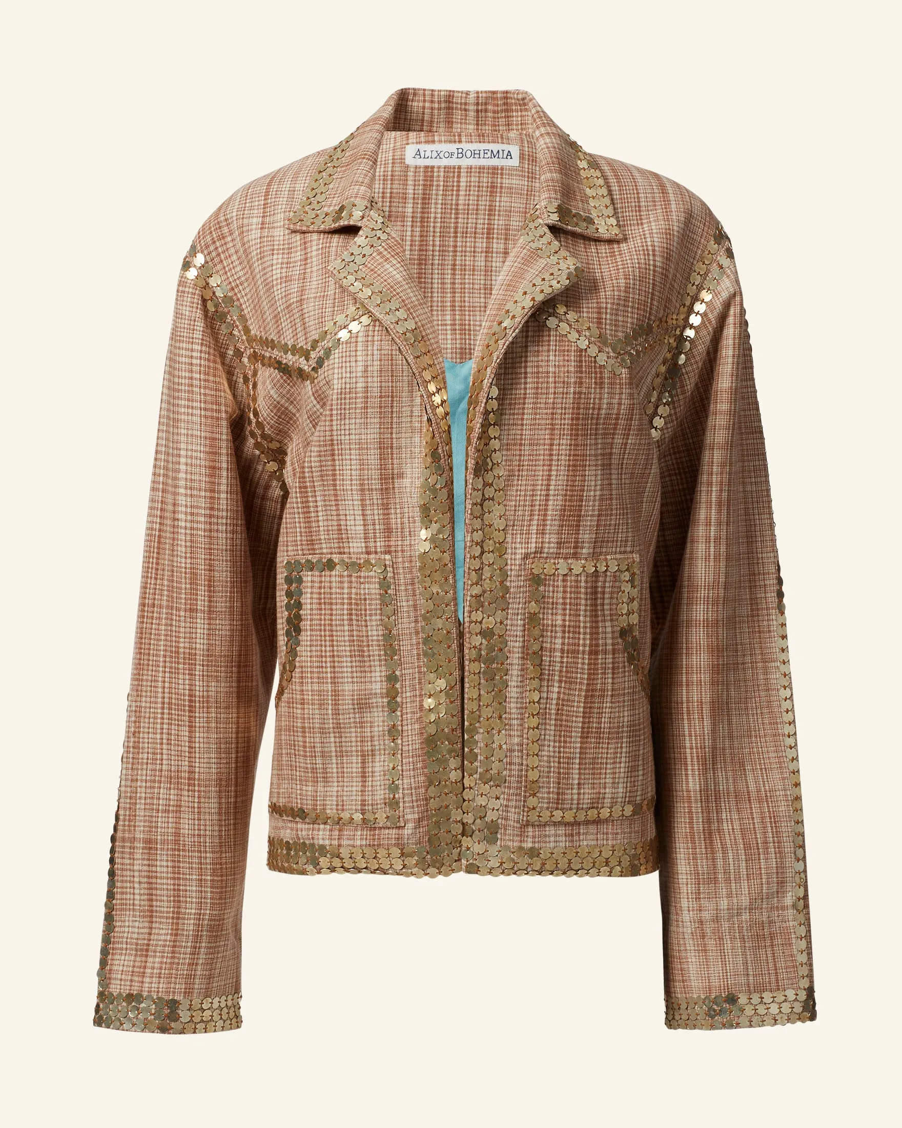 Western Sand Coin Jacket sold by Alix of Bohemia product image thumbnail 4