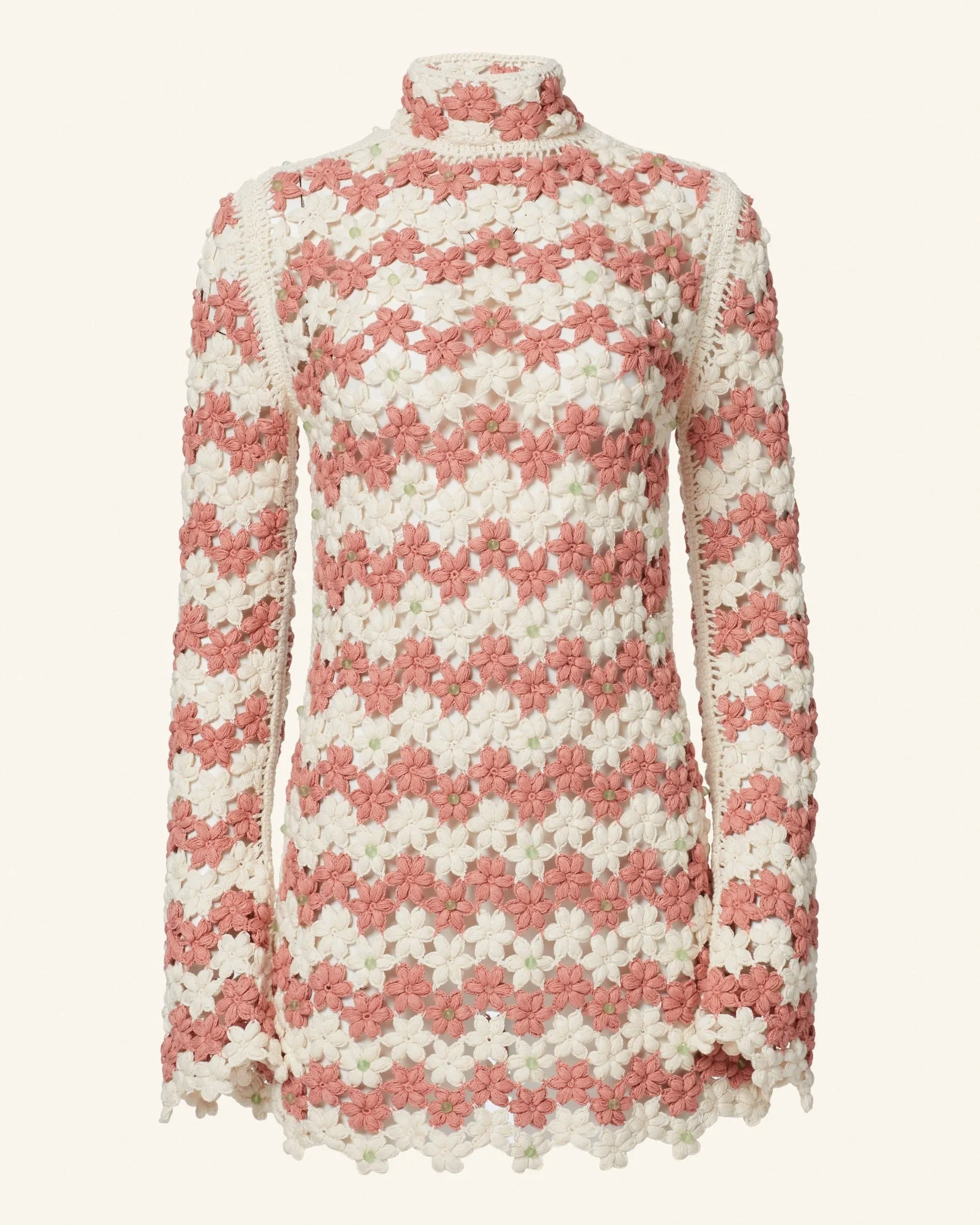 Romy Peachy Crochet Dress sold by Alix of Bohemia product image thumbnail 3