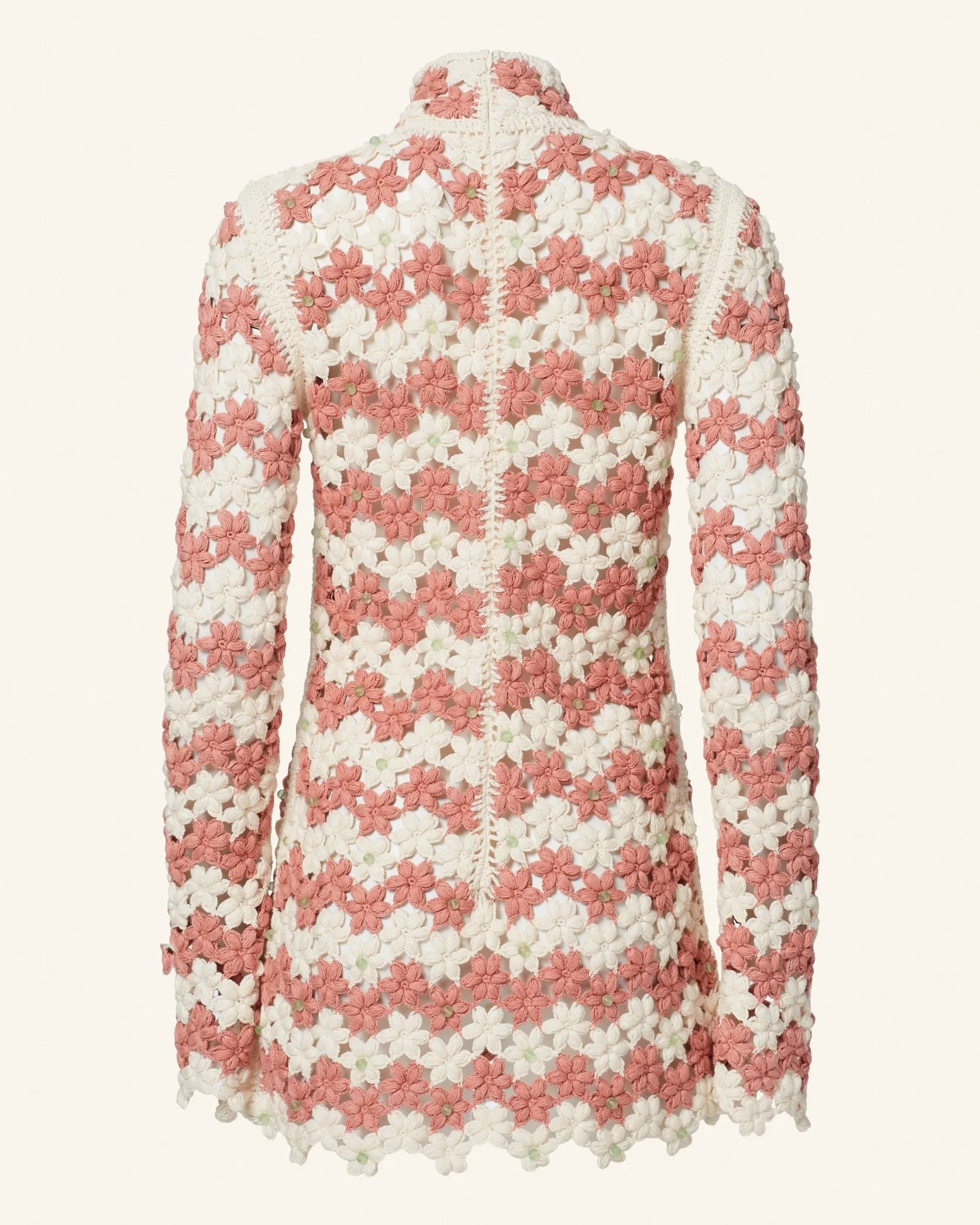 Romy Peachy Crochet Dress sold by Alix of Bohemia product image thumbnail 5