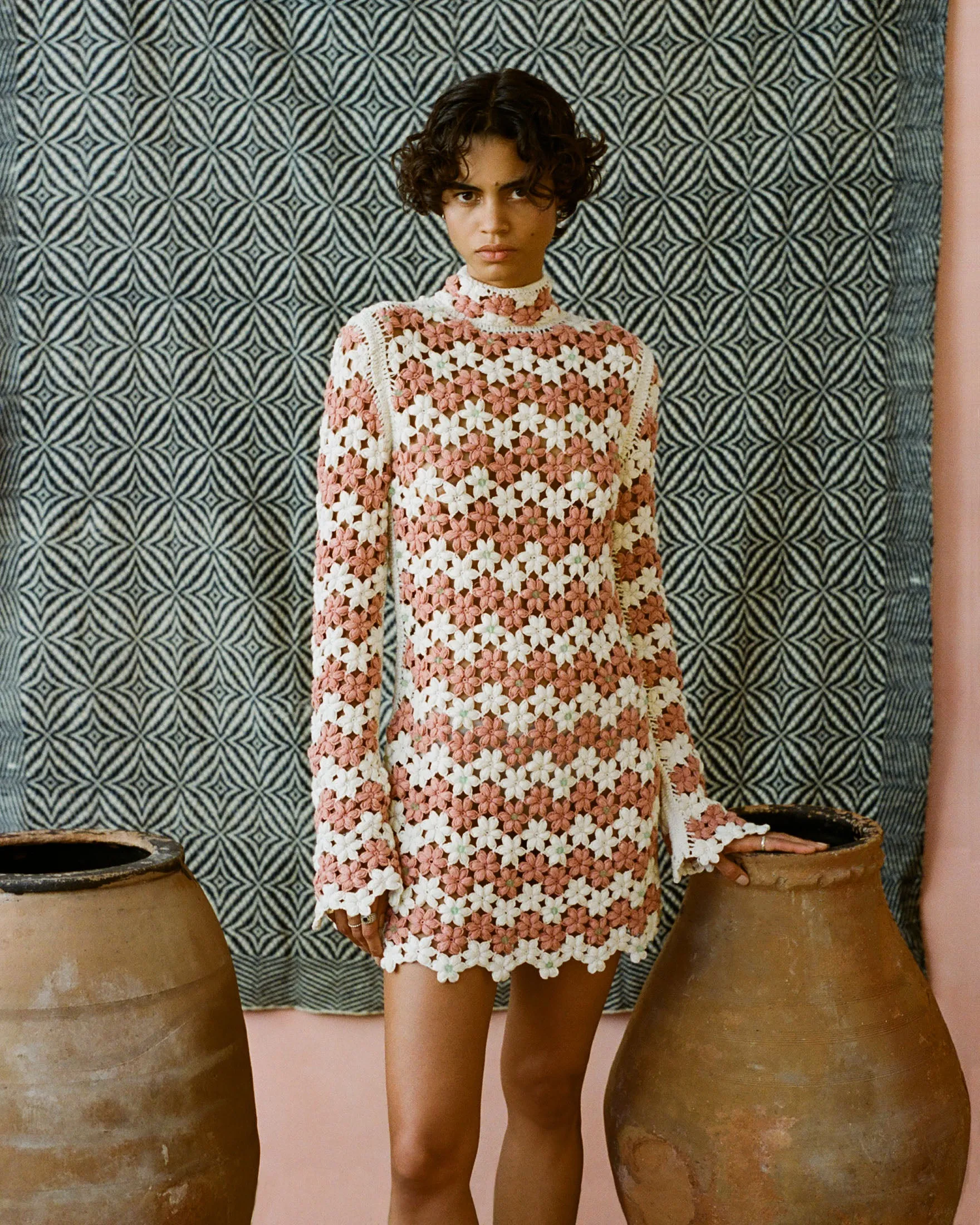 Romy Peachy Crochet Dress sold by Alix of Bohemia product image thumbnail 2