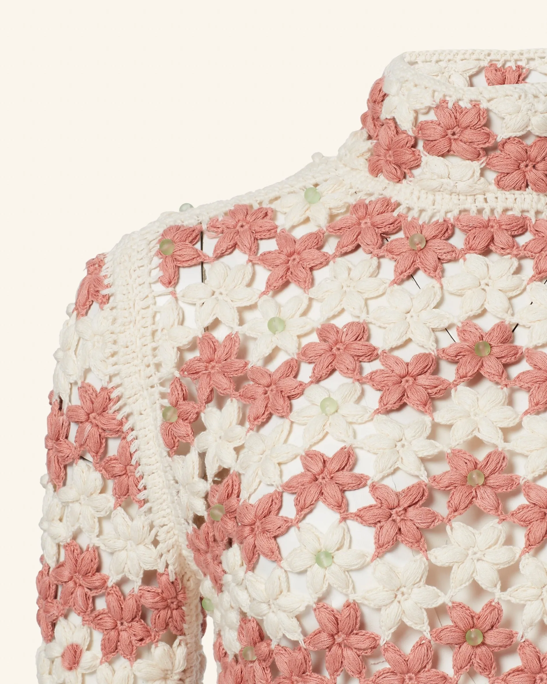 Romy Peachy Crochet Dress sold by Alix of Bohemia product image thumbnail 4