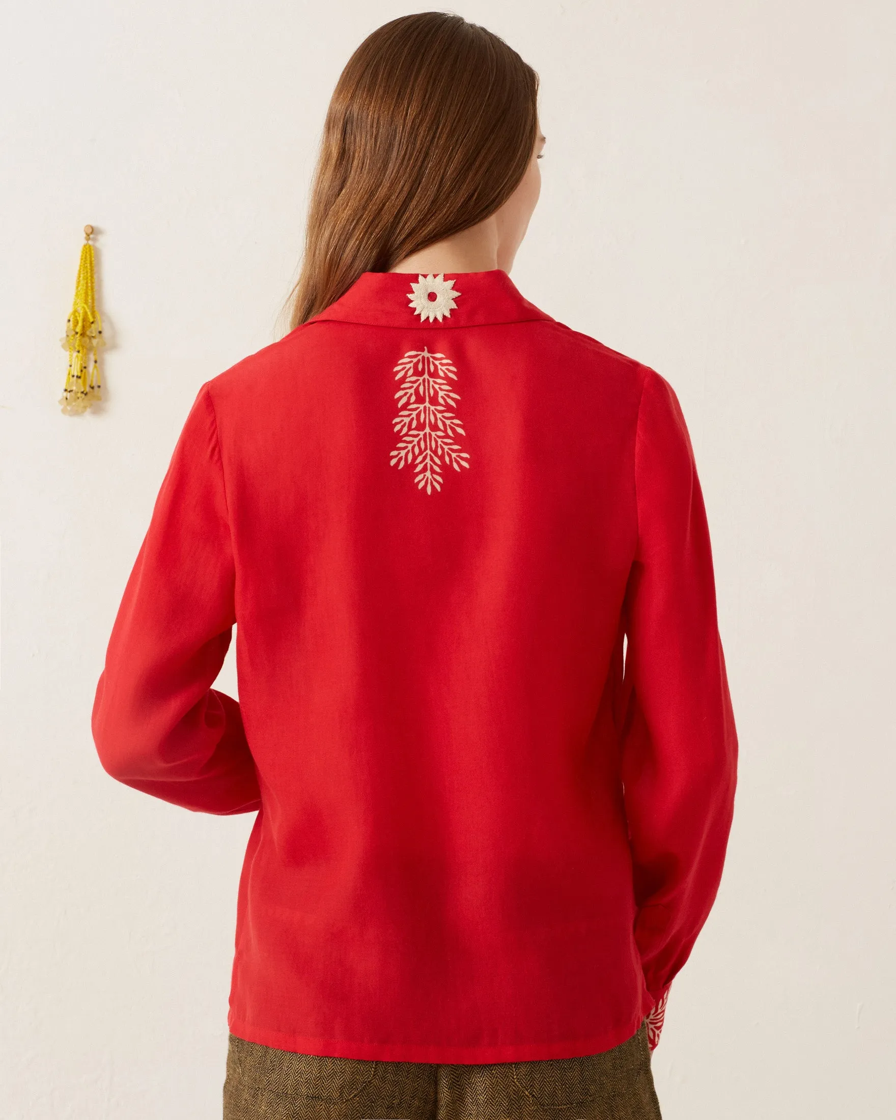 Dolly Cherry Mint Shirt sold by Alix of Bohemia product image thumbnail 5