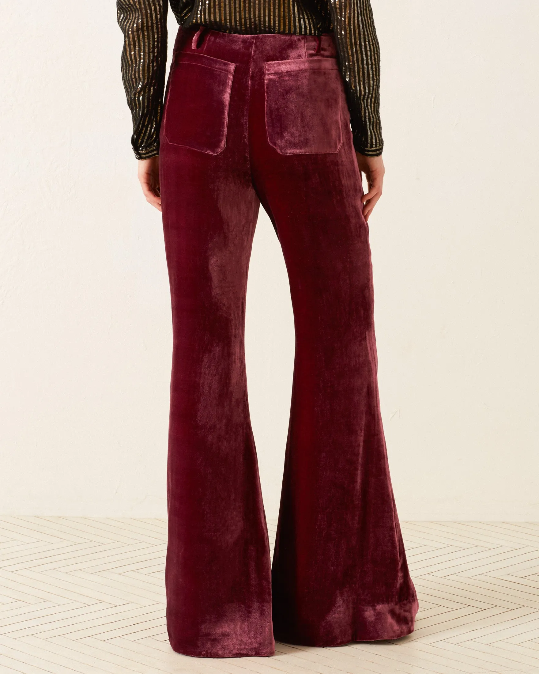 Charlie Plum Velvet Pant sold by Alix of Bohemia product image thumbnail 3