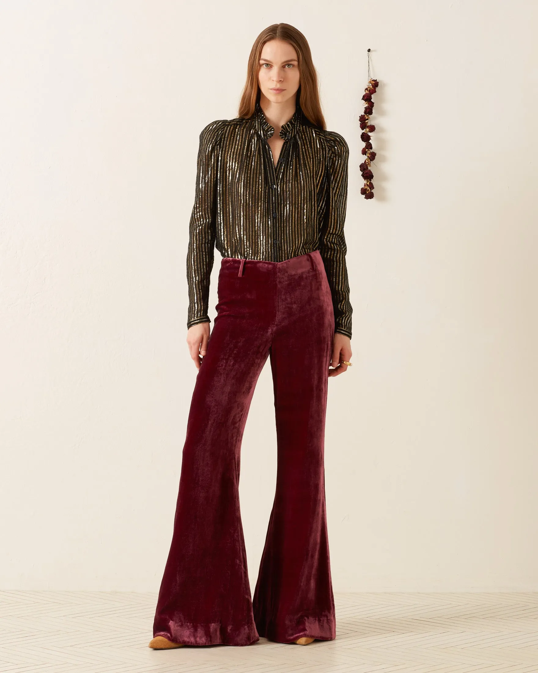 Charlie Plum Velvet Pant sold by Alix of Bohemia product image thumbnail 5