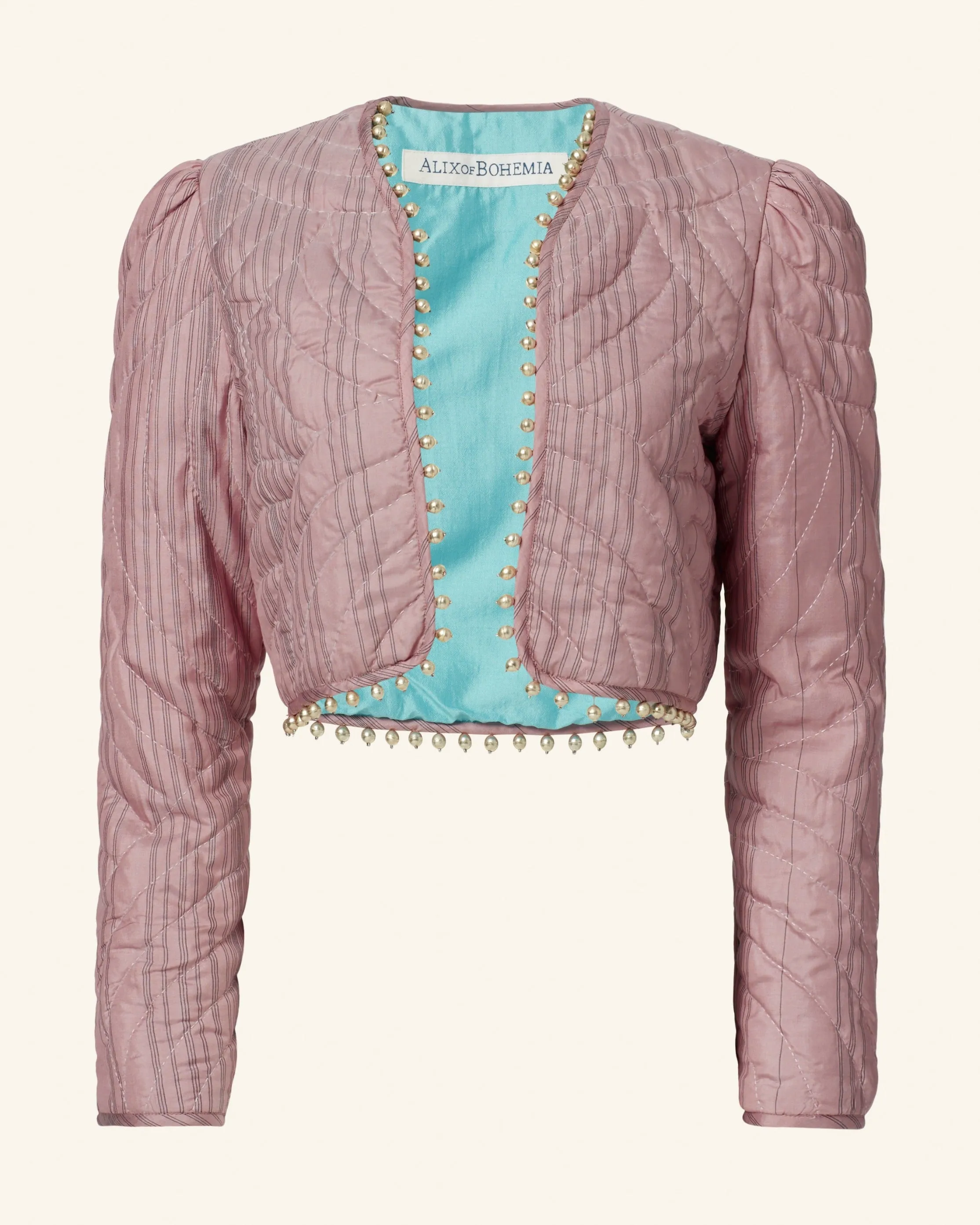 Pasha Petal Beaded Crop Jacket sold by Alix of Bohemia product image thumbnail 3