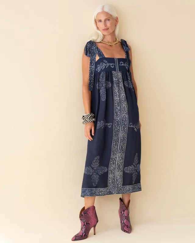 Dani Blue Marine Dress made by Alix of Bohemia