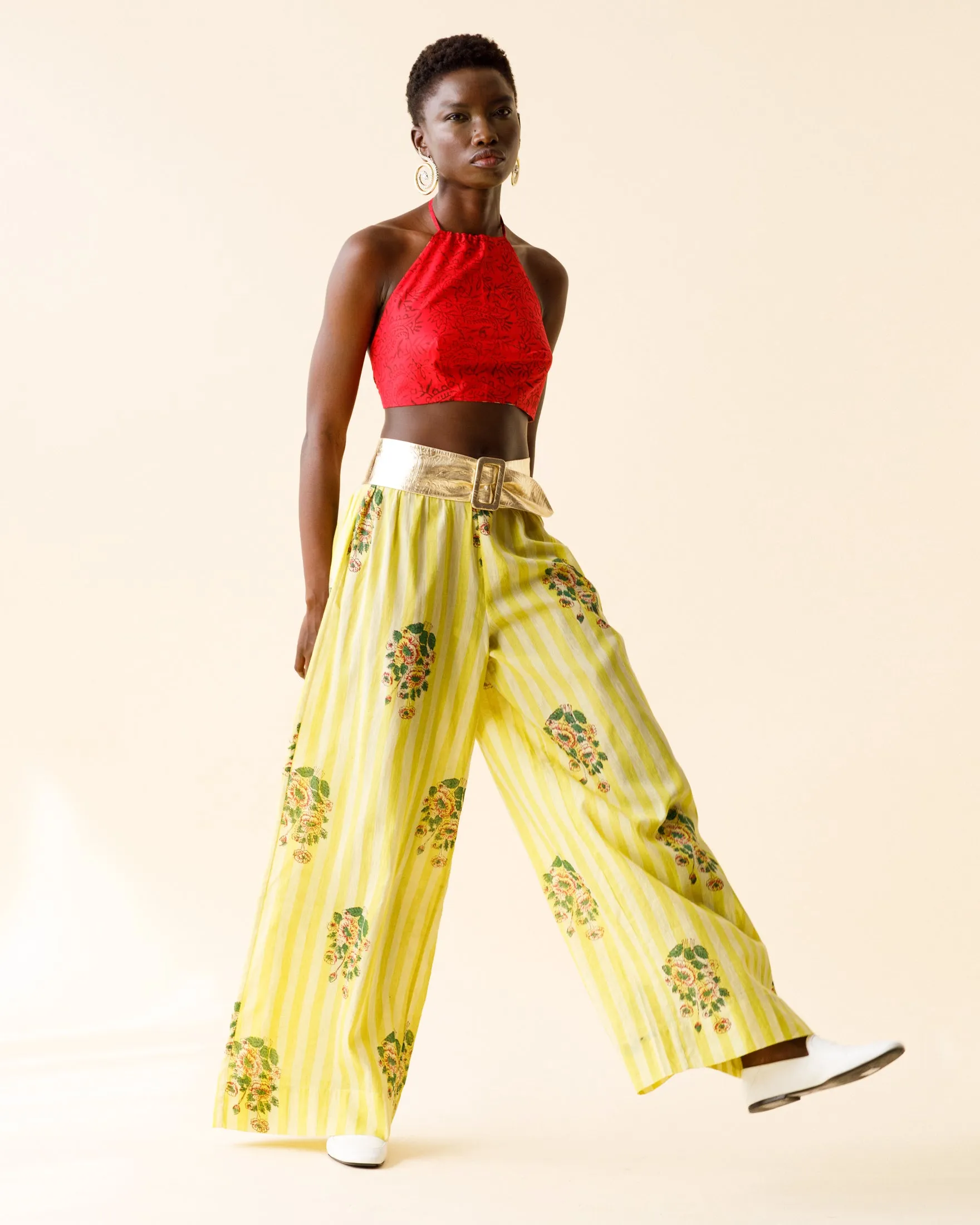 Marmi Rosy Red Tie Top sold by Alix of Bohemia product image thumbnail 3