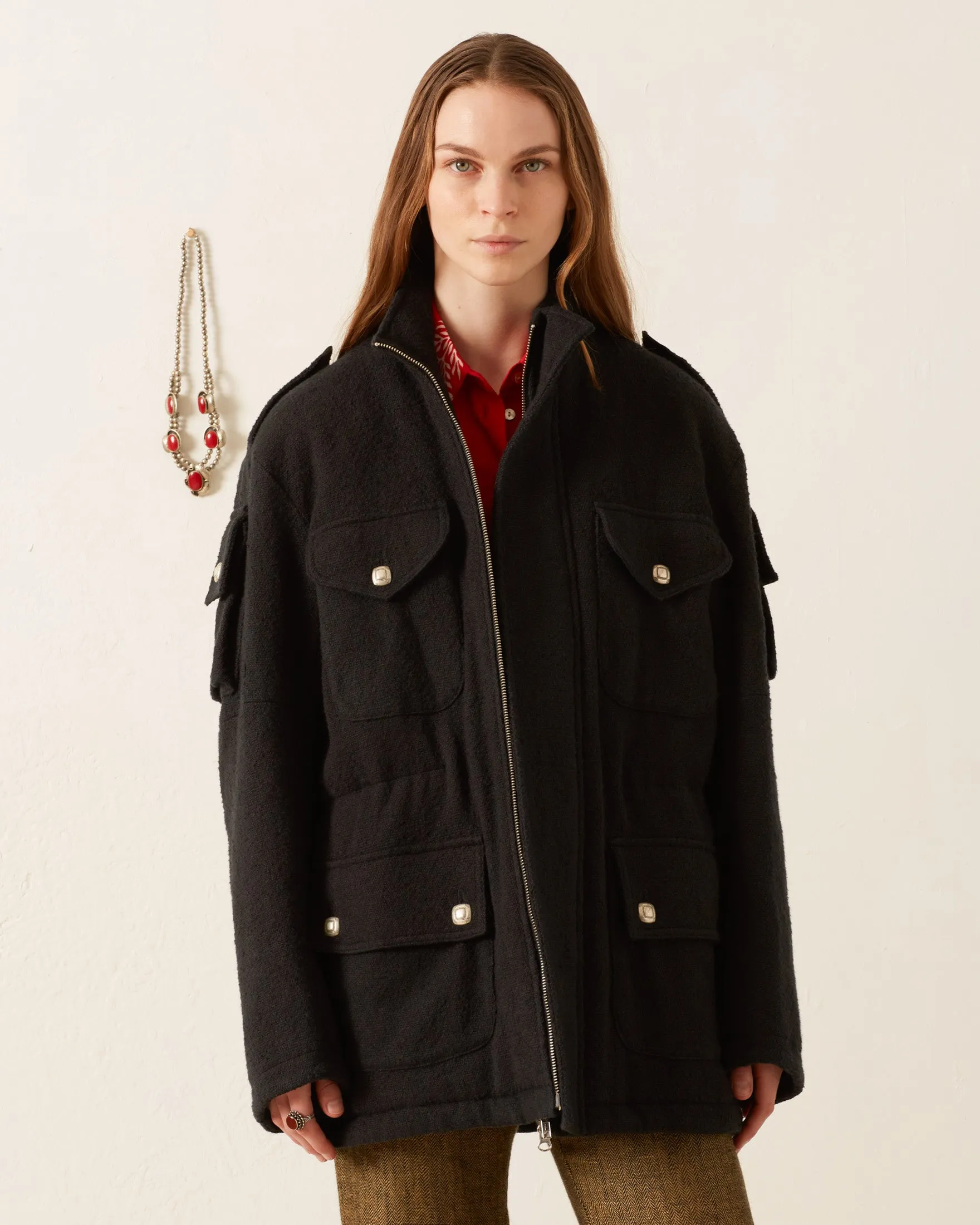 Porter Sable Llama Coat sold by Alix of Bohemia product image thumbnail 3