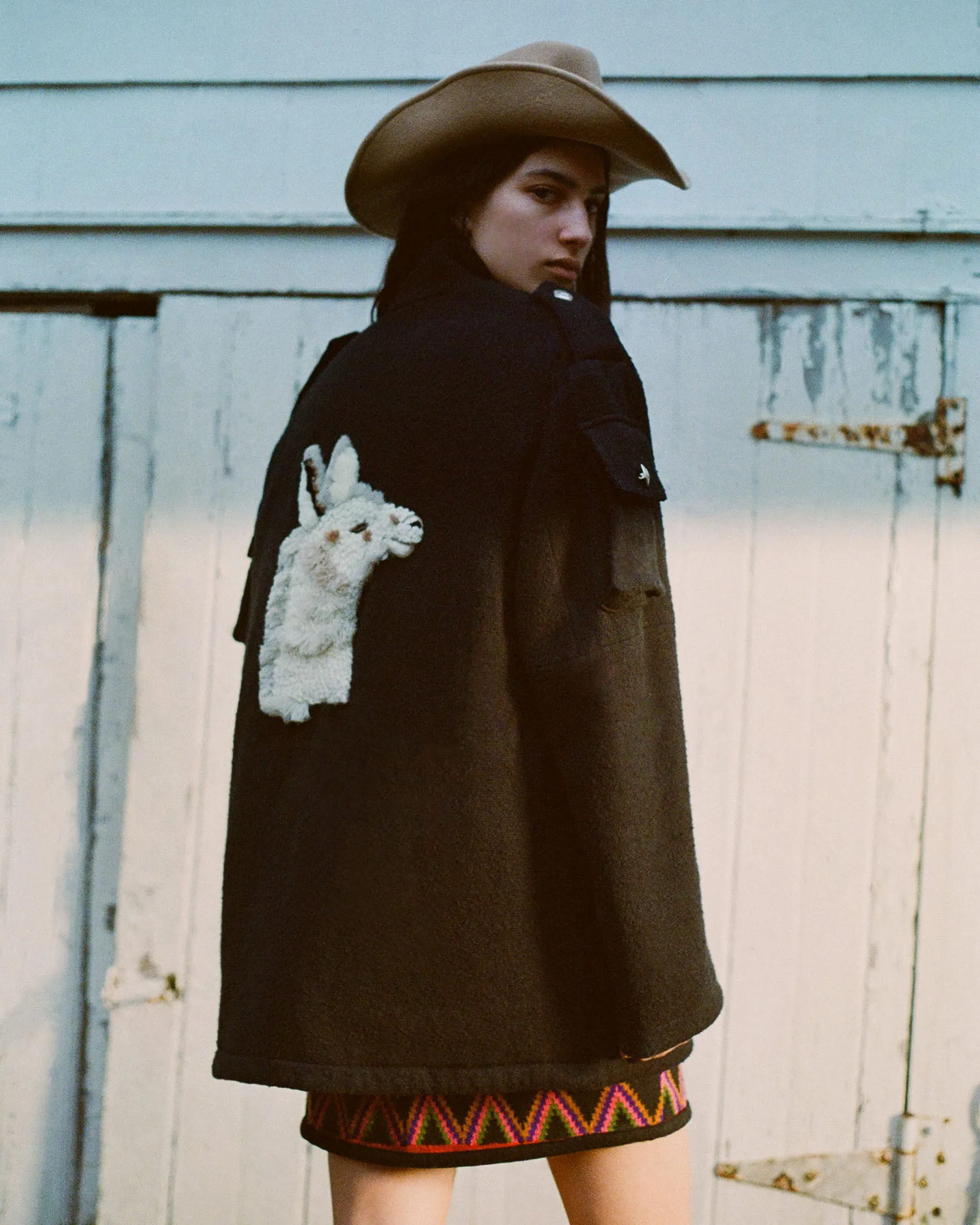 Porter Sable Llama Coat sold by Alix of Bohemia product image thumbnail 2