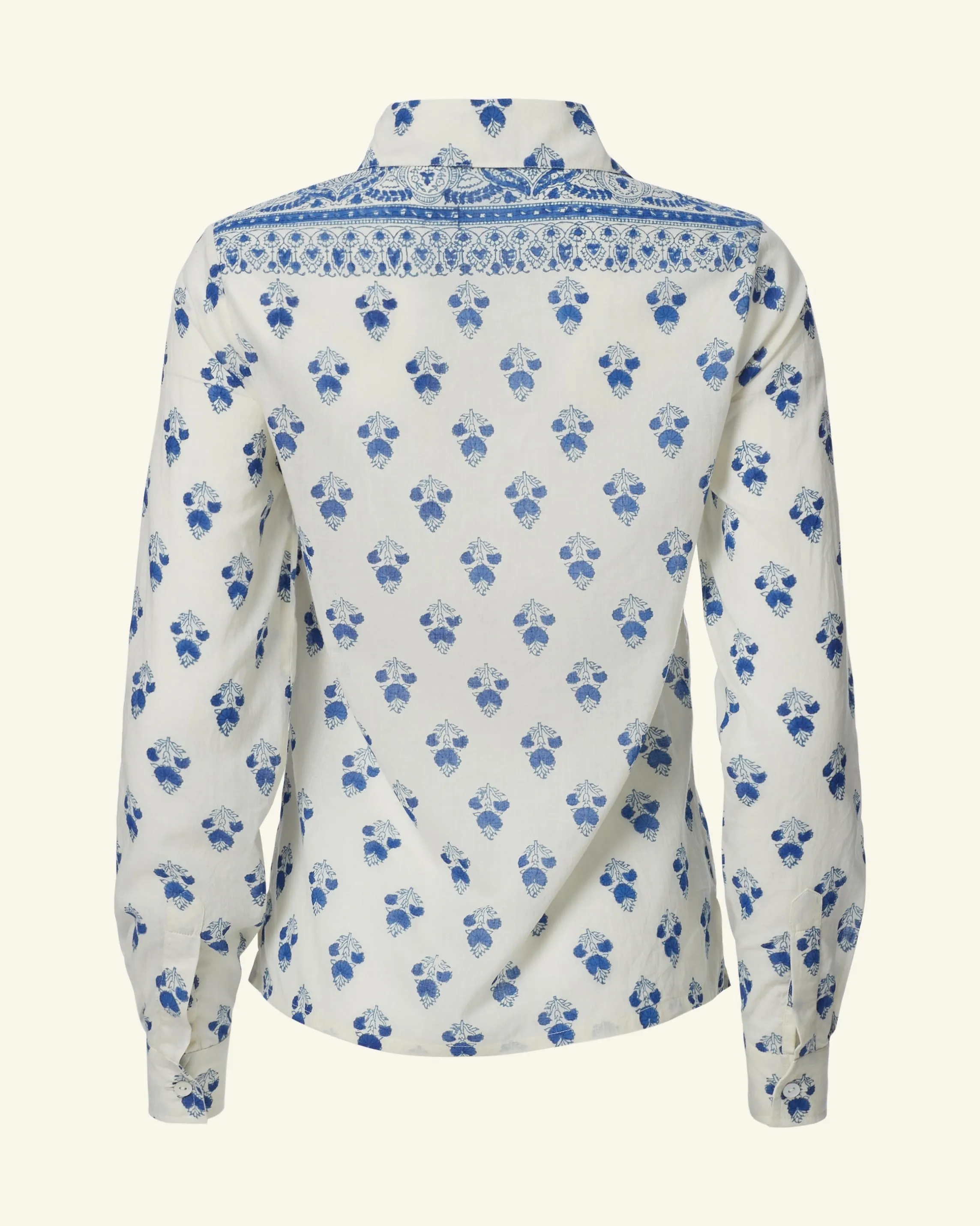 Dolly Indigo Bhutti Shirt sold by Alix of Bohemia product image thumbnail 4