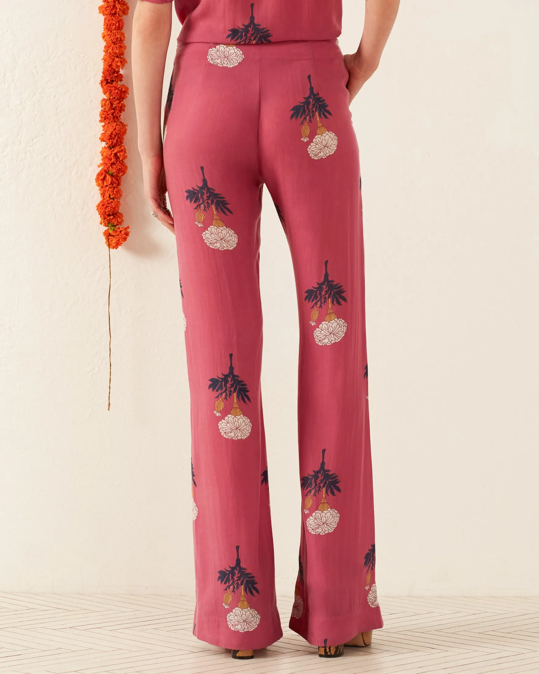 Charlie Hibiscus Rose Pant sold by Alix of Bohemia product image thumbnail 5