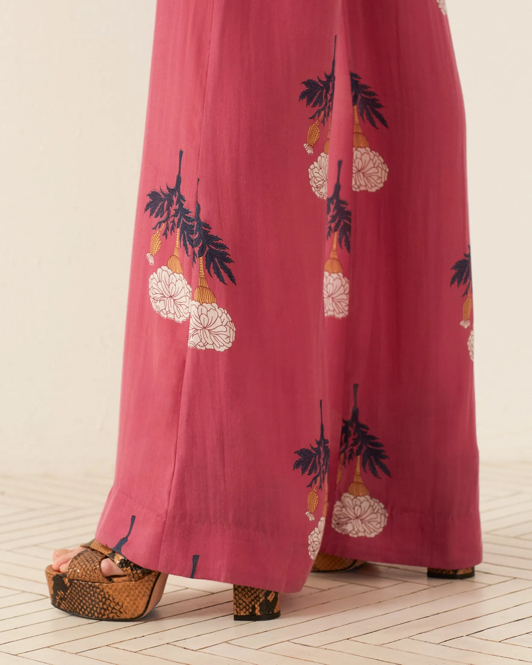 Charlie Hibiscus Rose Pant sold by Alix of Bohemia product image thumbnail 4