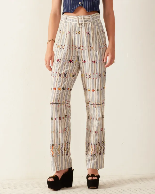 Colette Arrow Linen Pant sold by Alix of Bohemia