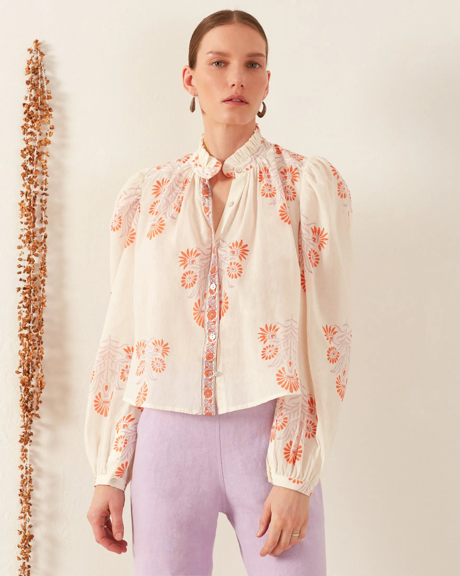 Ana Papaya Aster Shirt sold by Alix of Bohemia product image thumbnail 2